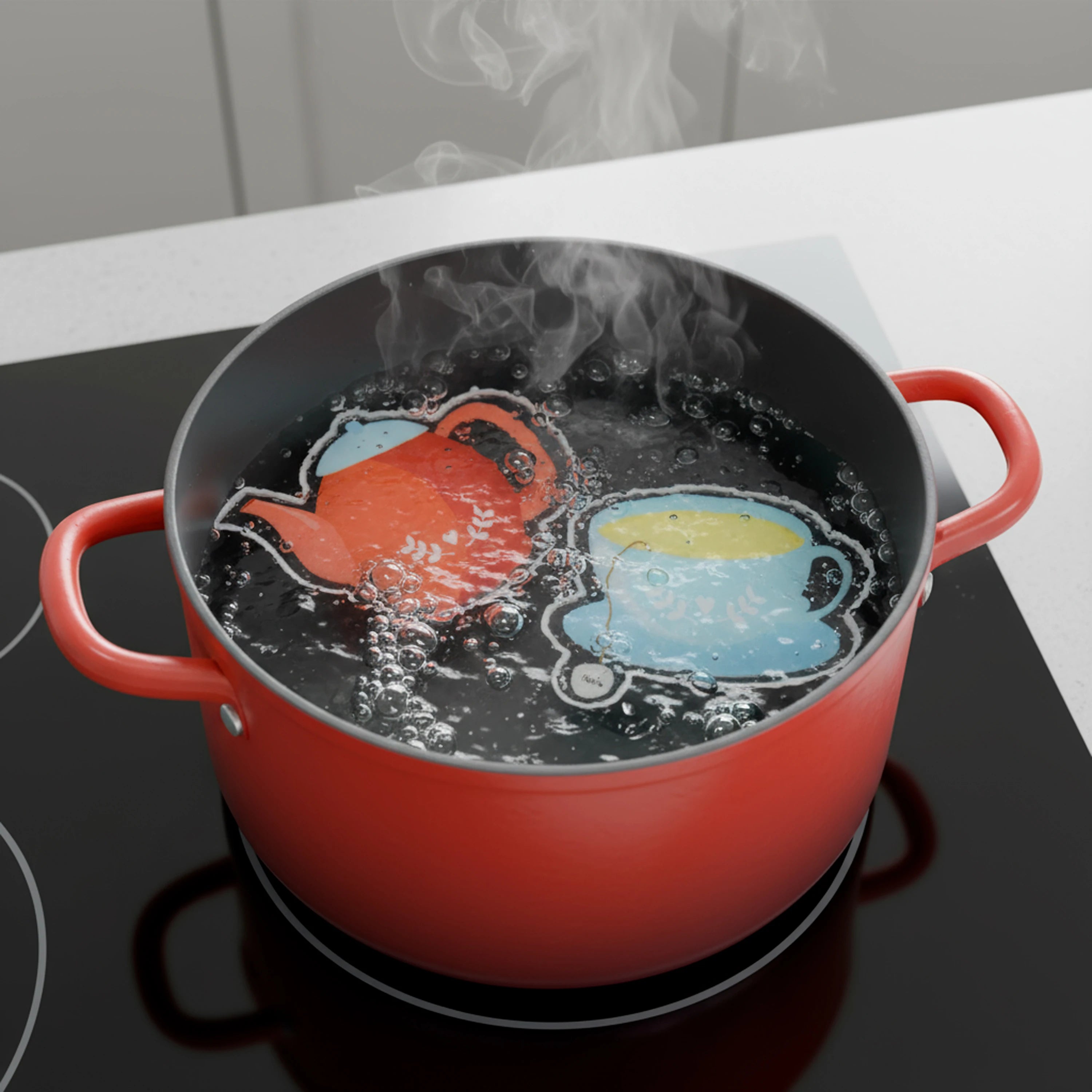 Pack de 2 calentadores de manos “Tetera y taza”