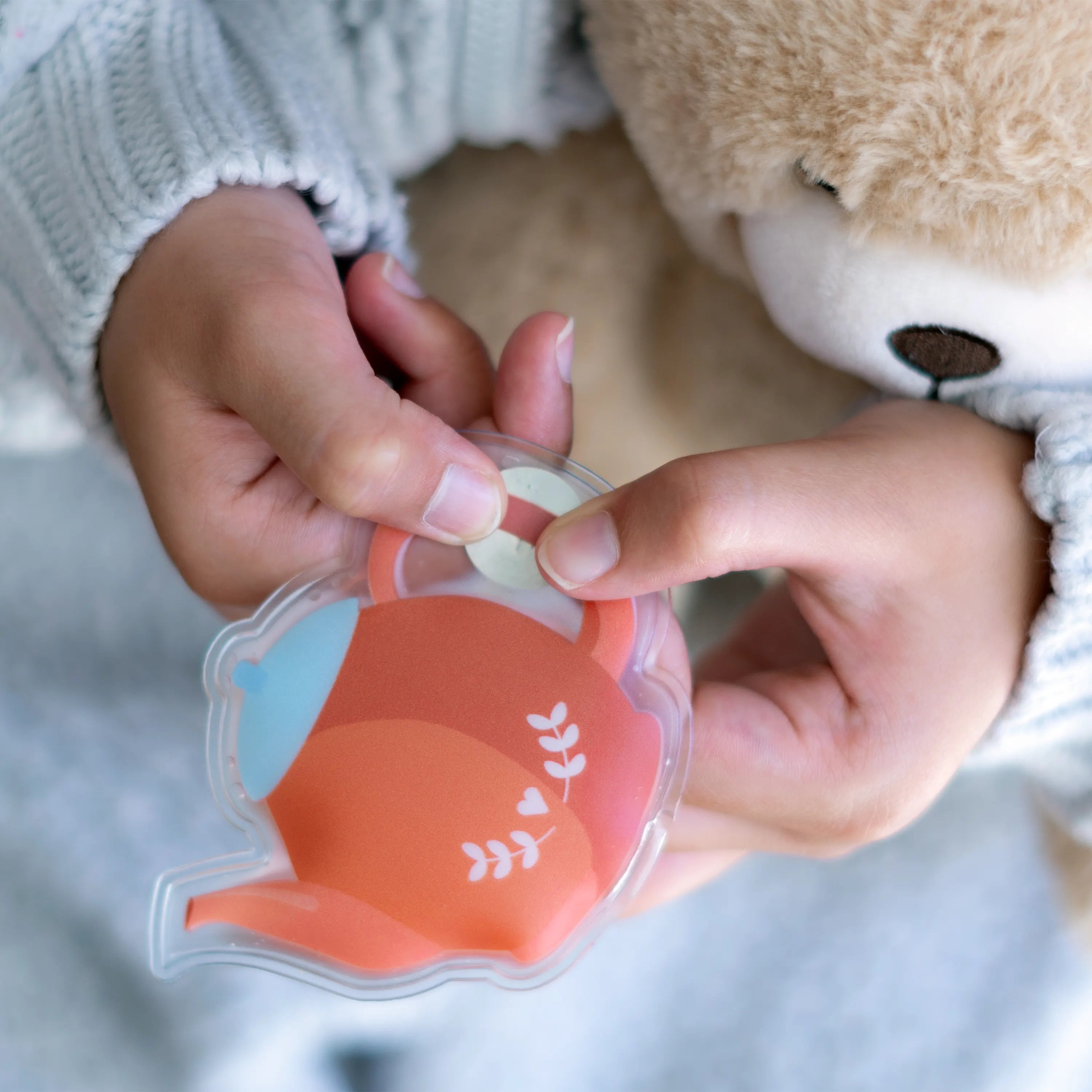 Pack de 2 calentadores de manos “Tetera y taza”