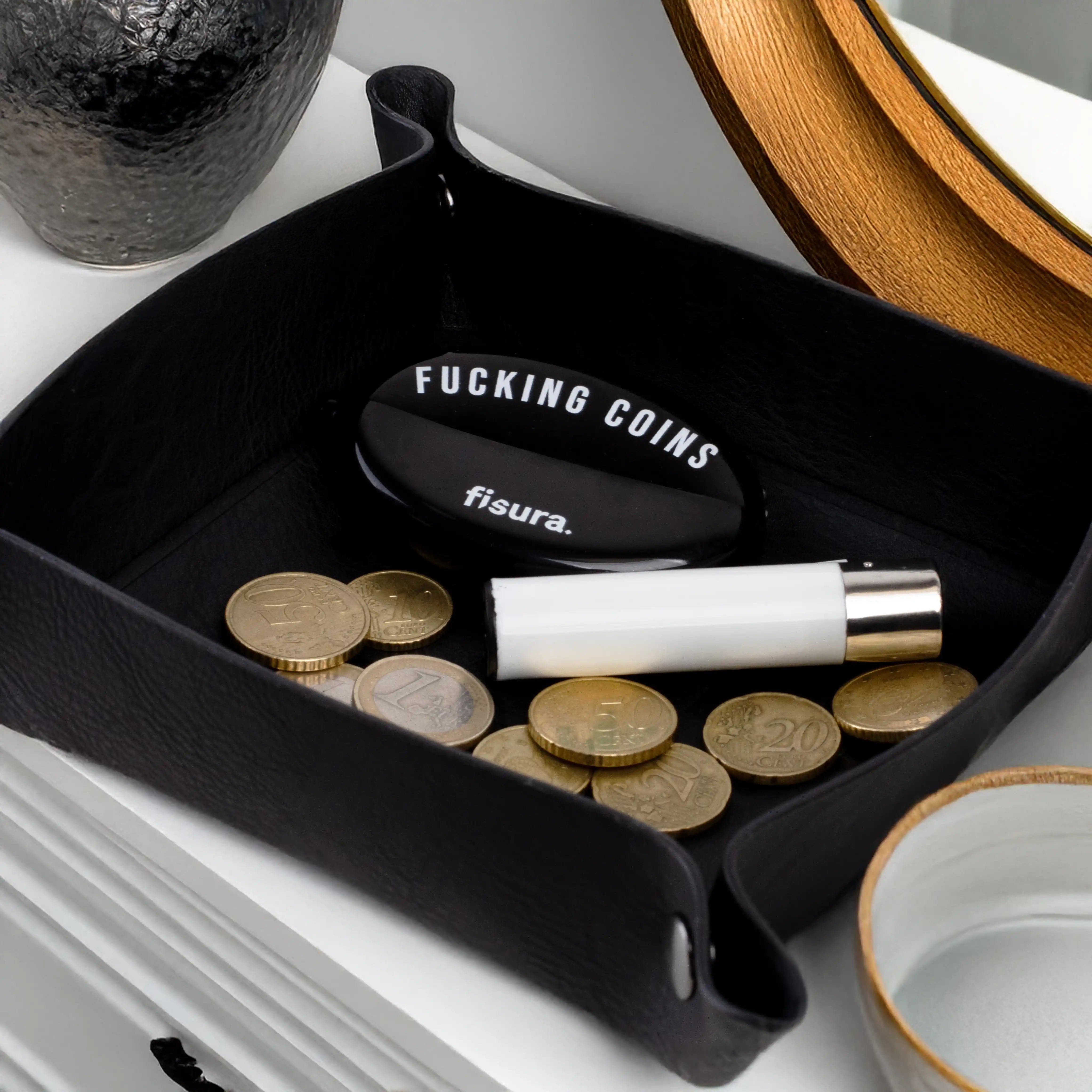 Monedero retro "Fucking coins"