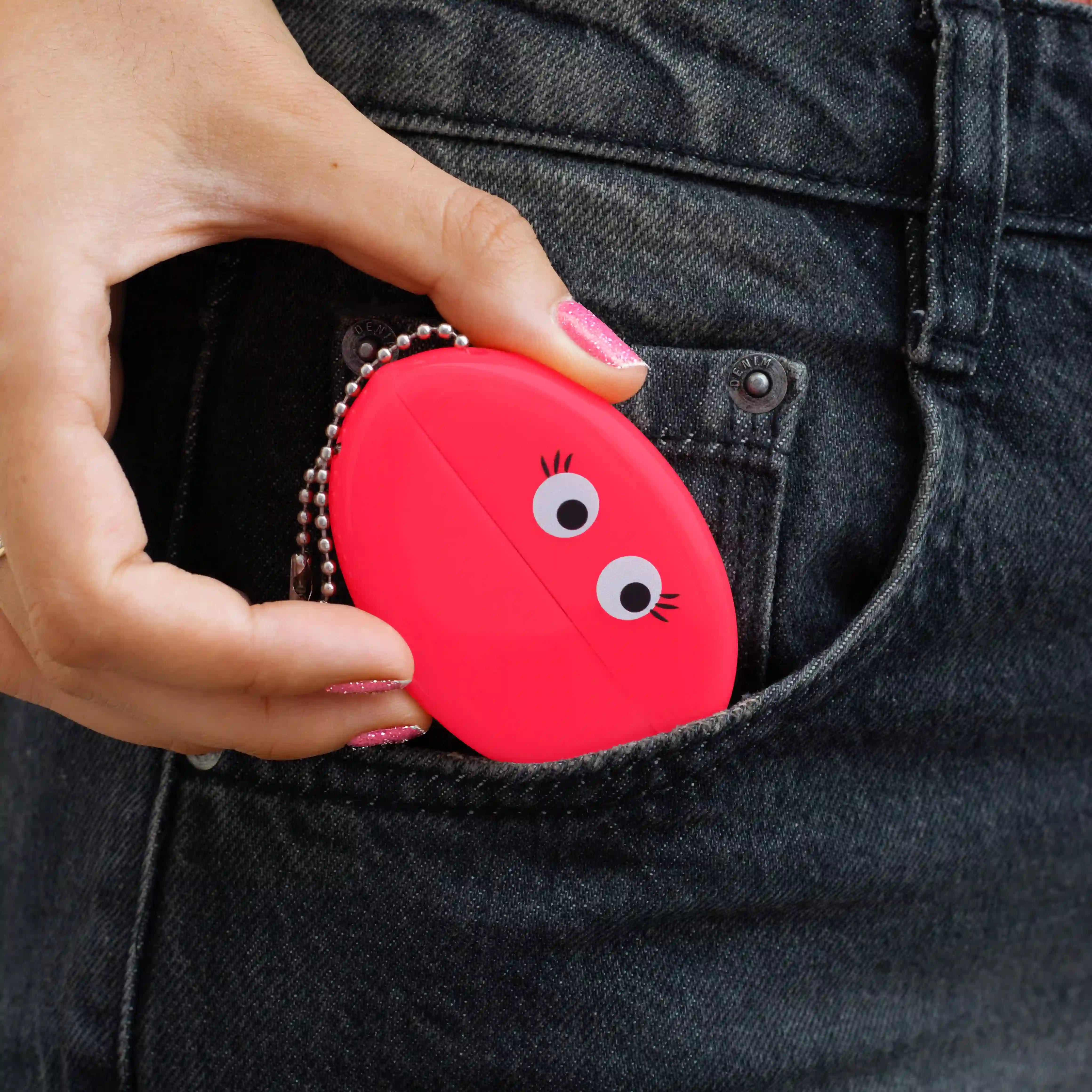 Monedero retro “Ojos” set de 3