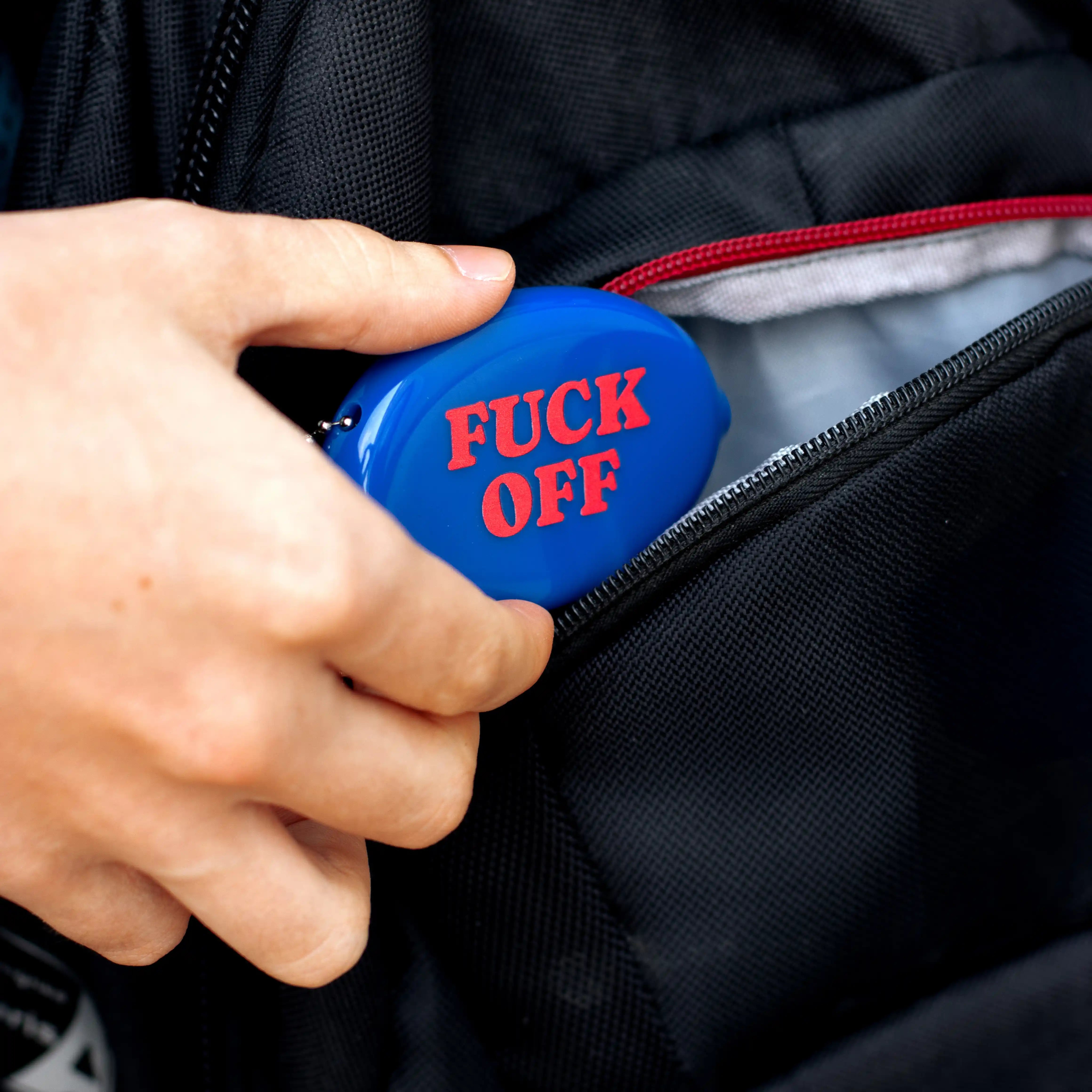 Monedero retro "Fuck off"