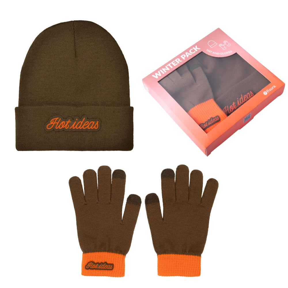handschuh mütze set Mütze-und-Handschuh-Set „Hot ideas“