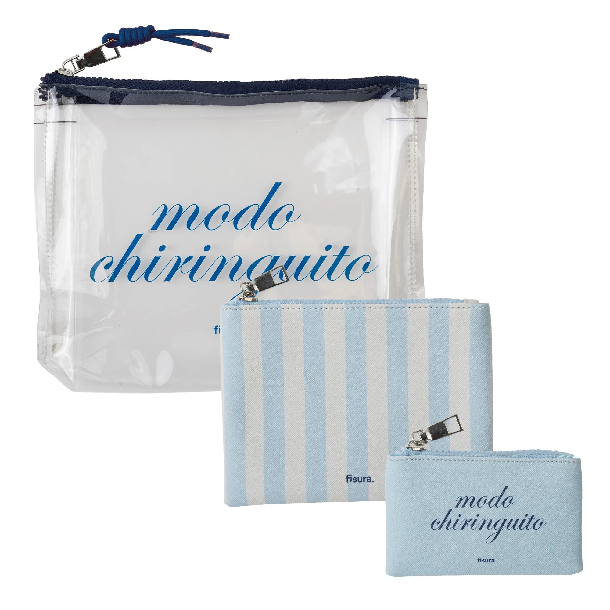 Kosmetiktasche dreifach „Modo chiringuito“