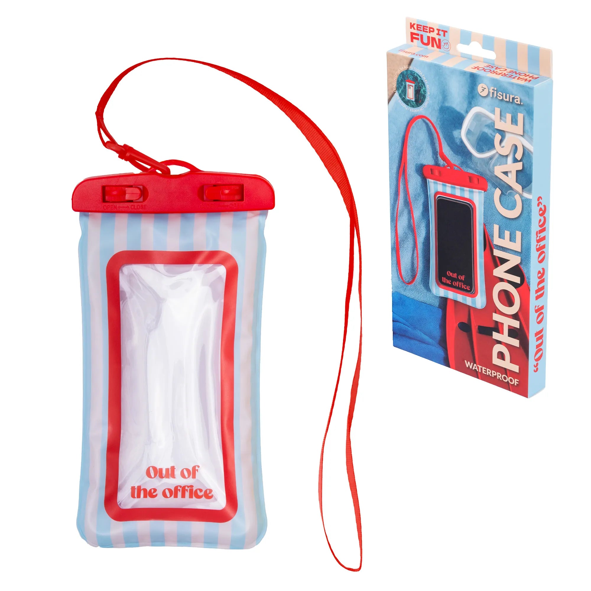 Custodia waterproof per smartphone "Out of the office"