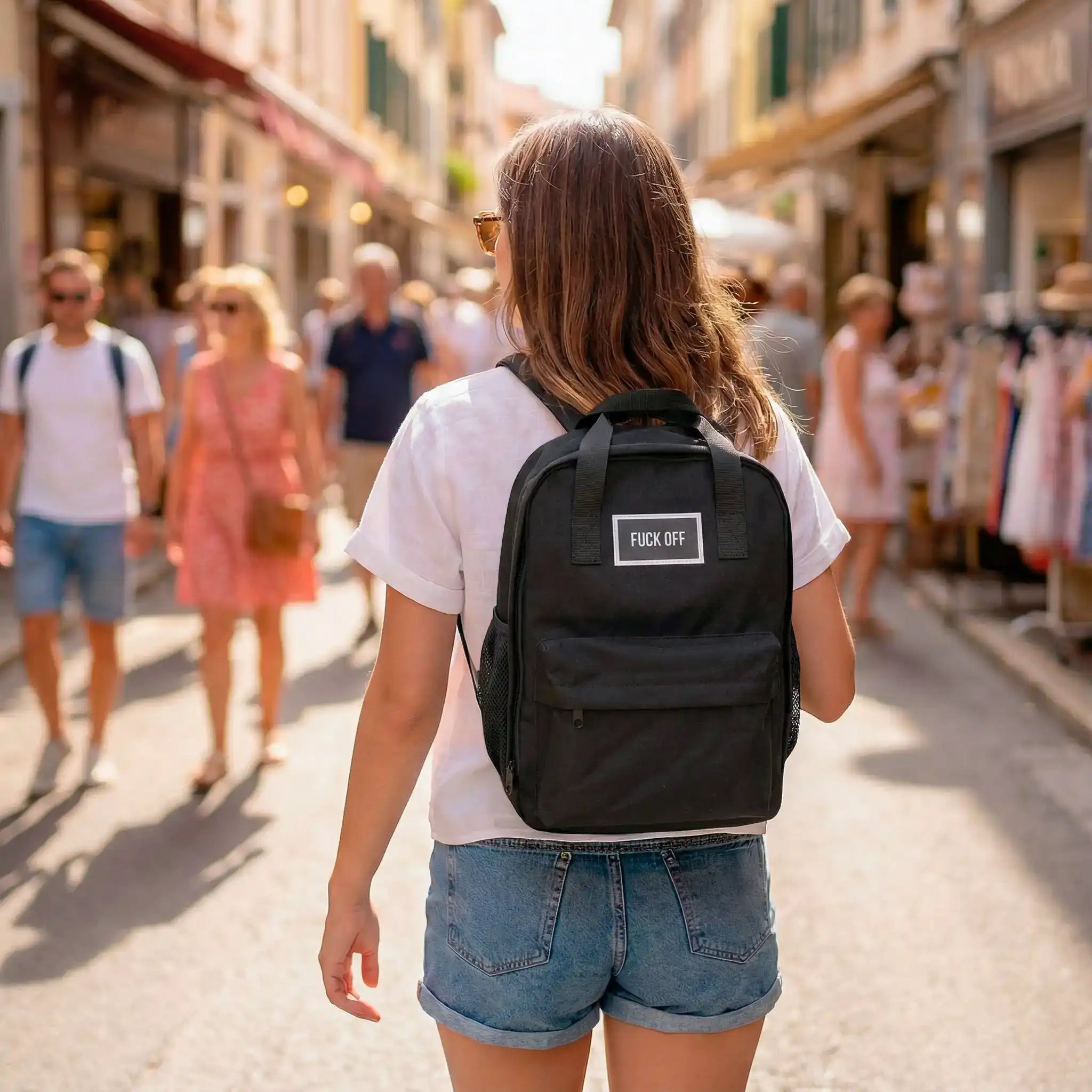 Rucksack „Fuck off“
