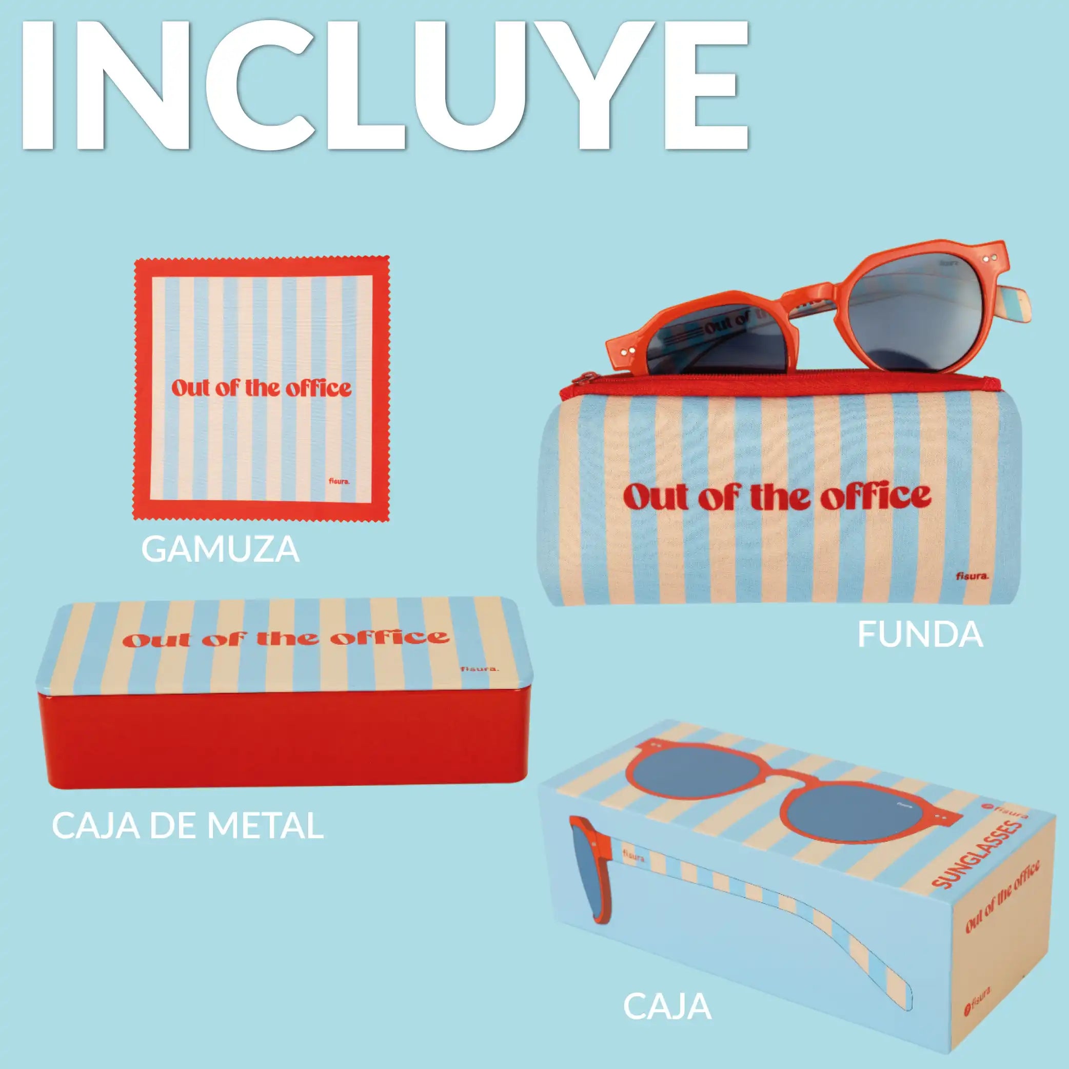 Gafas de sol "Out of the office”