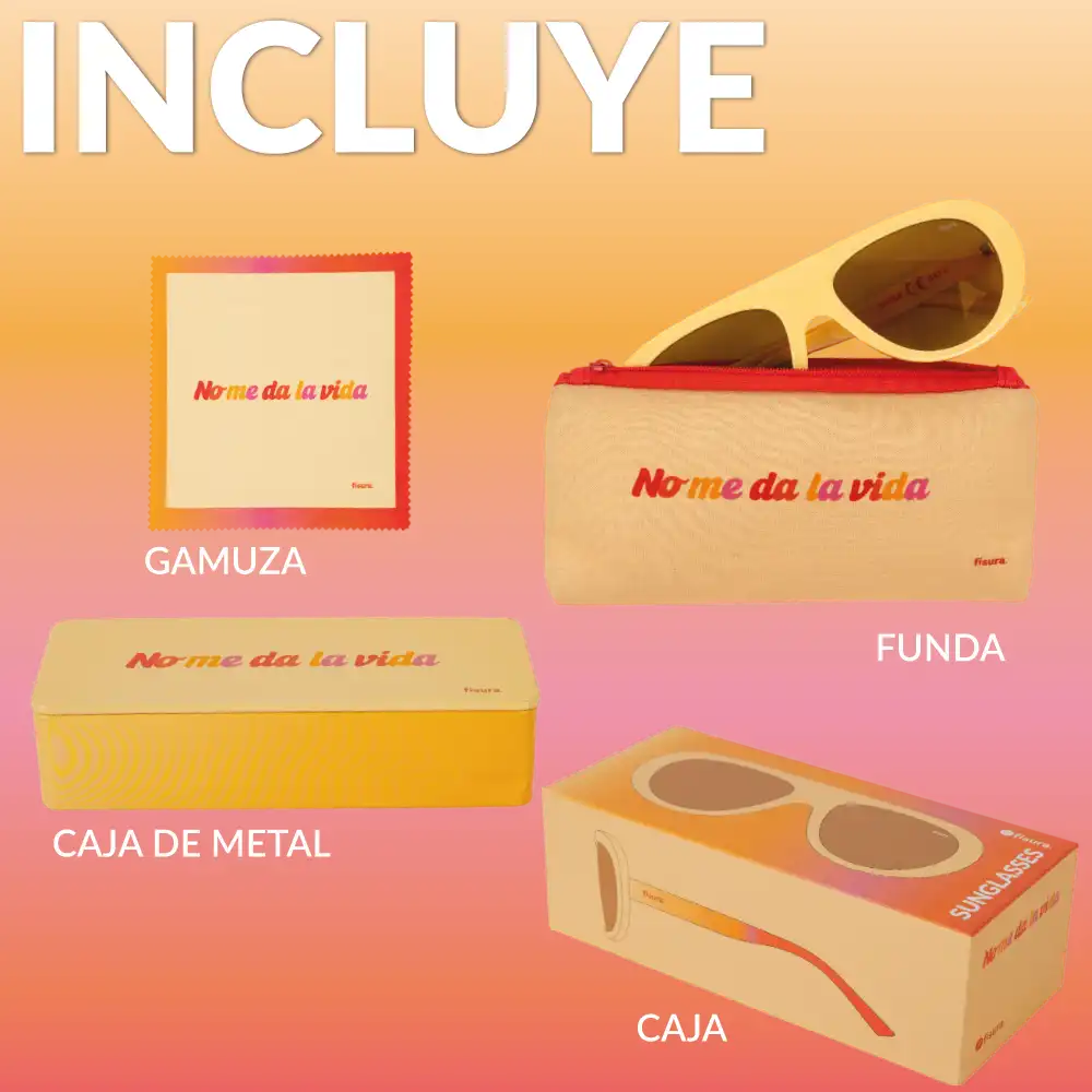 Gafas de sol "No me da la vida"