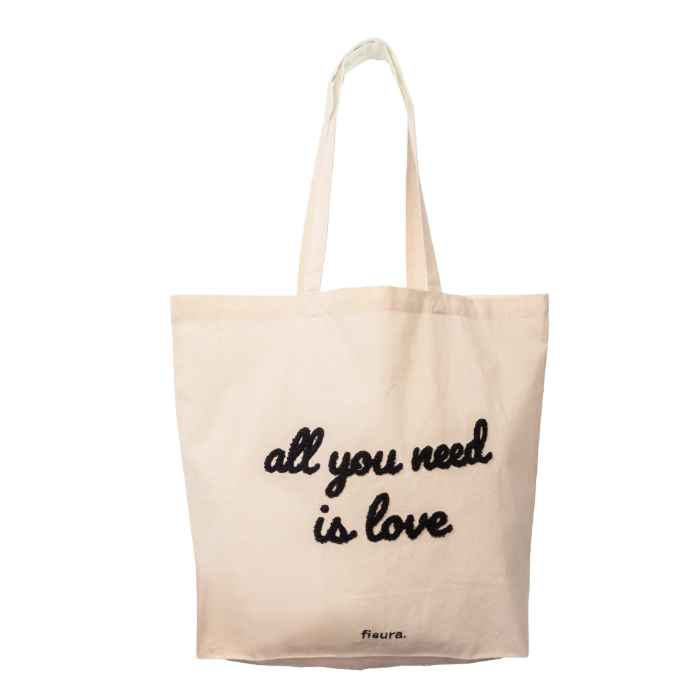 Tote bag borreguillo “All you need is love”