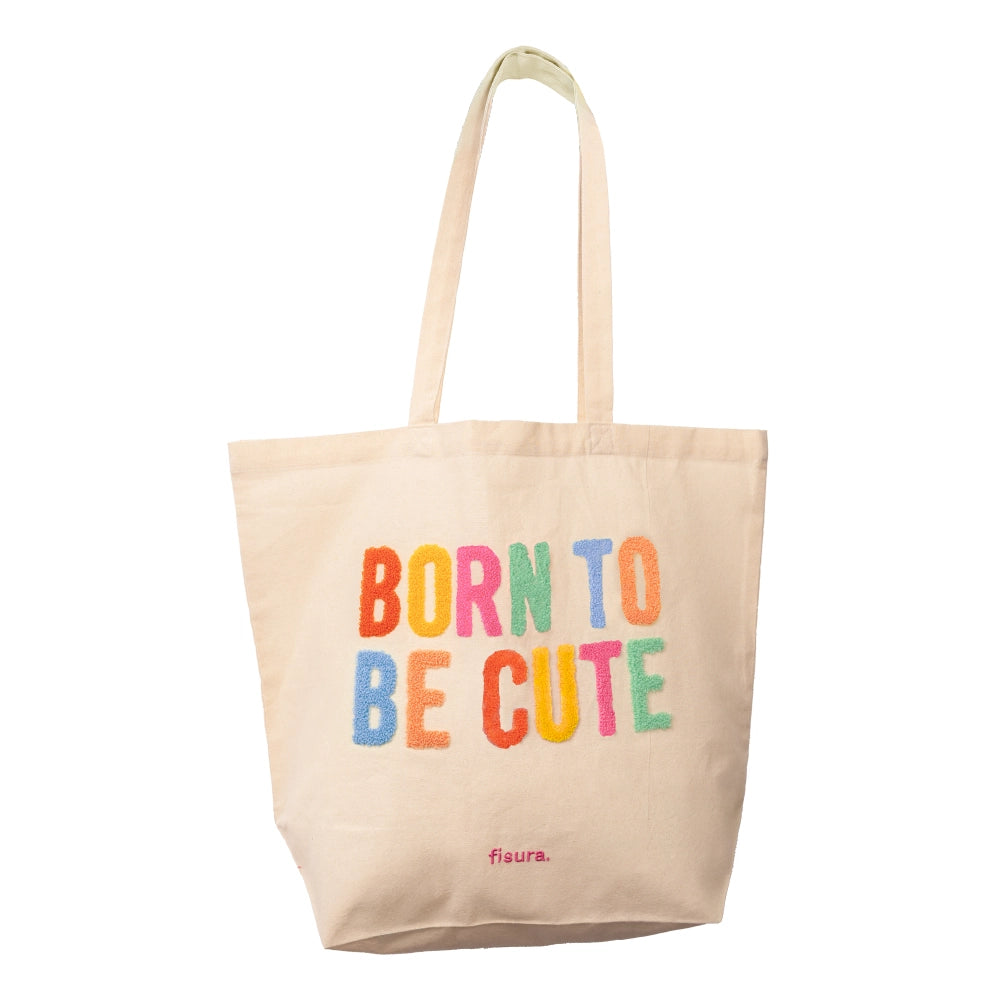 Tote bag borreguillo “Born to be cute”