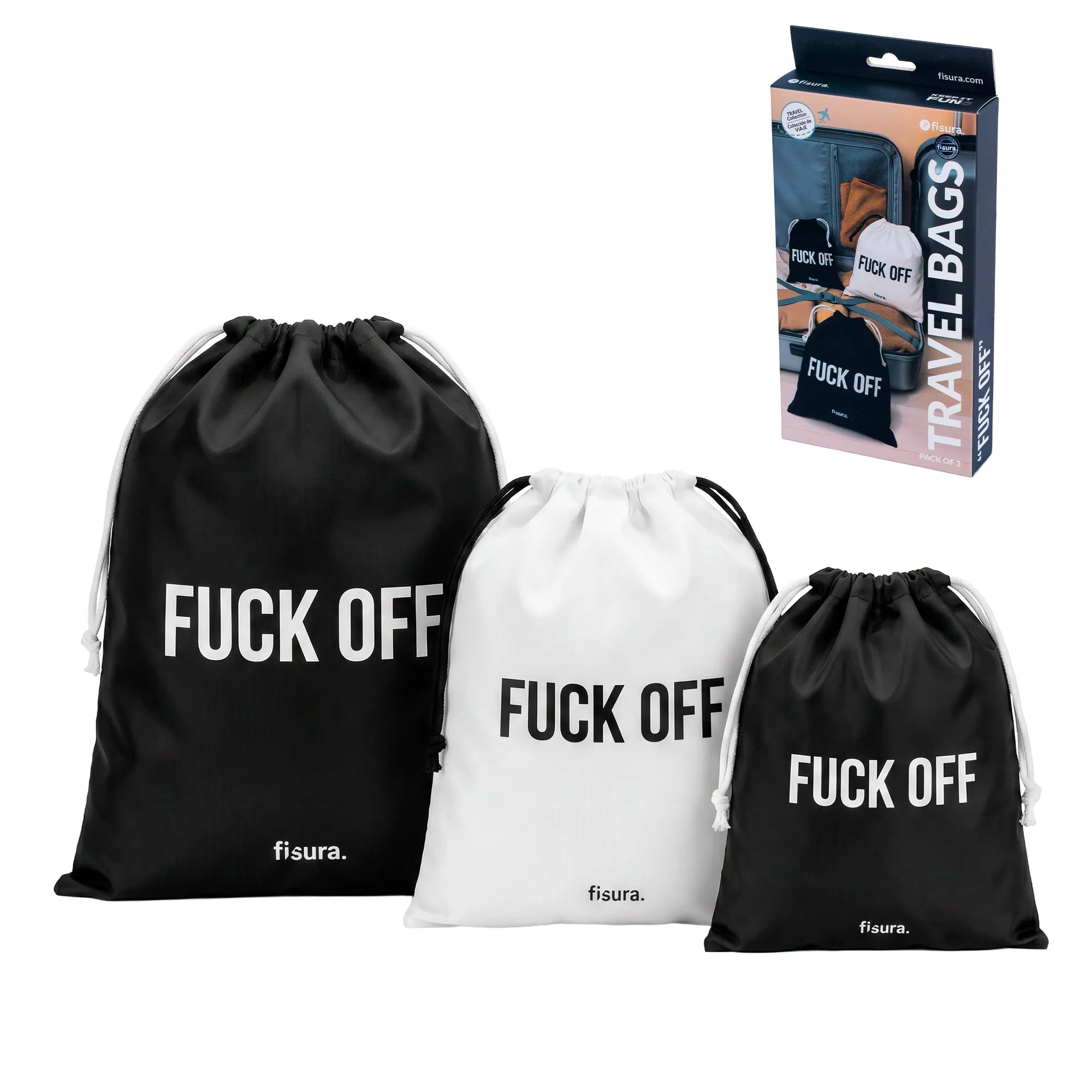 Reisetaschen „Fuck off“