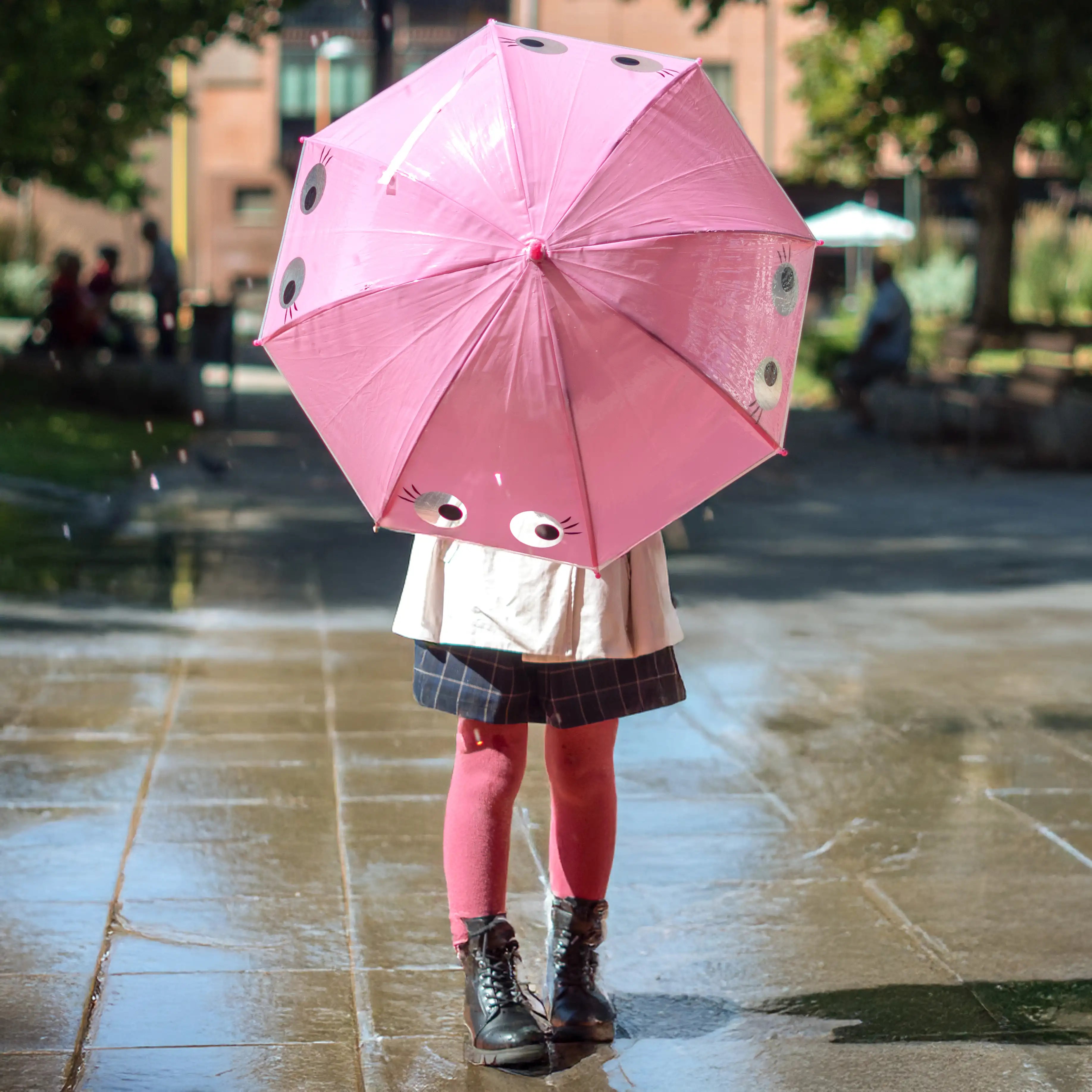 Paraguas infantil “ojos”