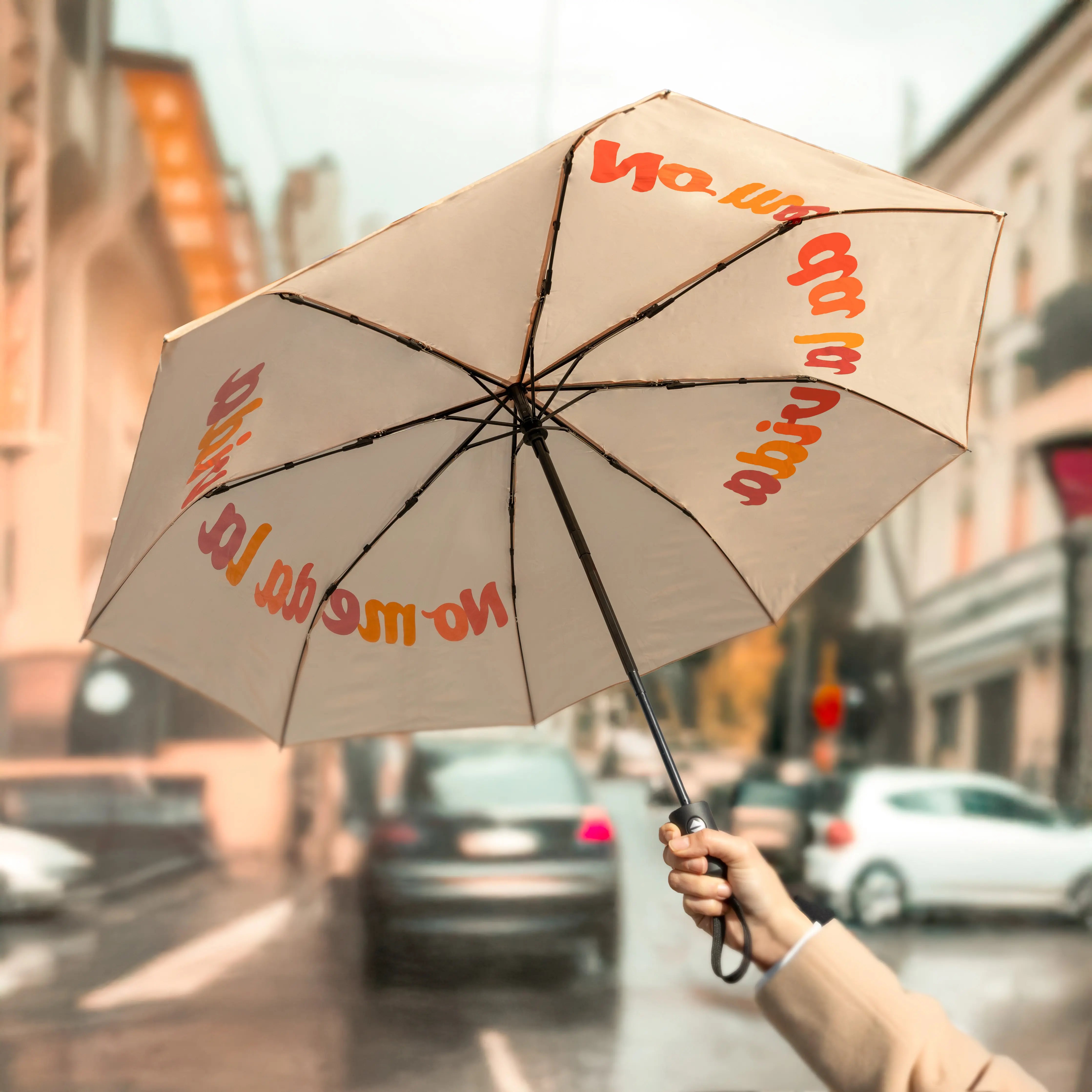 Paraguas plegable “No me da la vida”