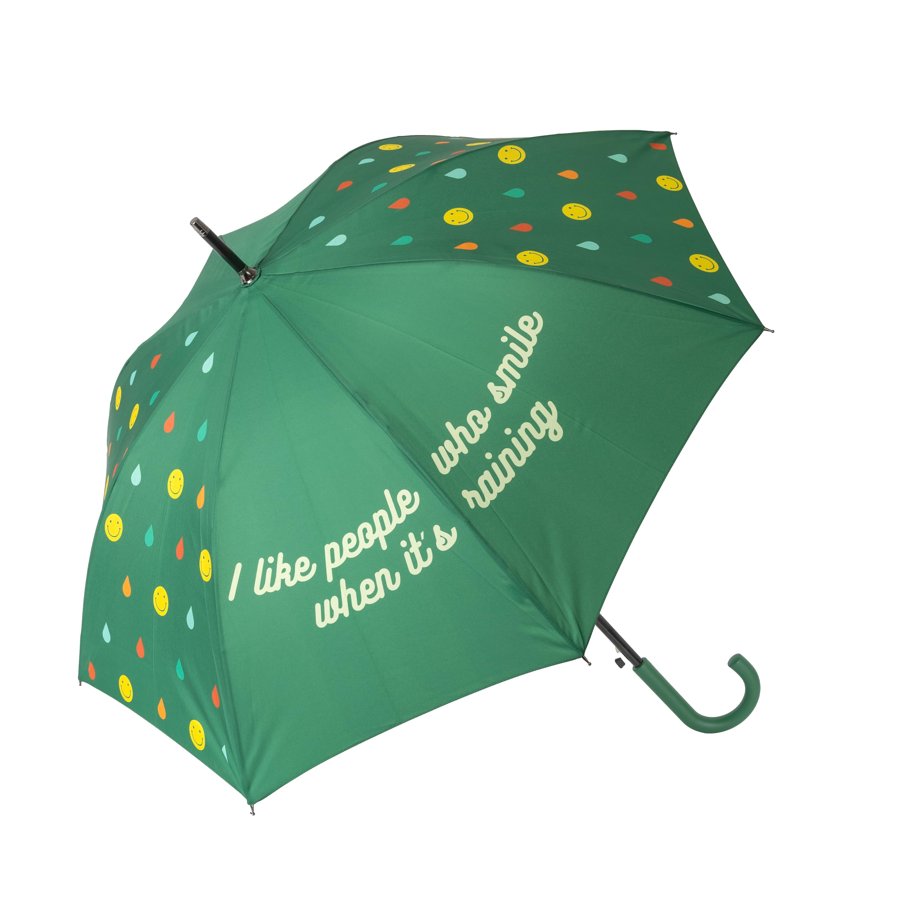 Paraguas "I like people who smile when it's raining"