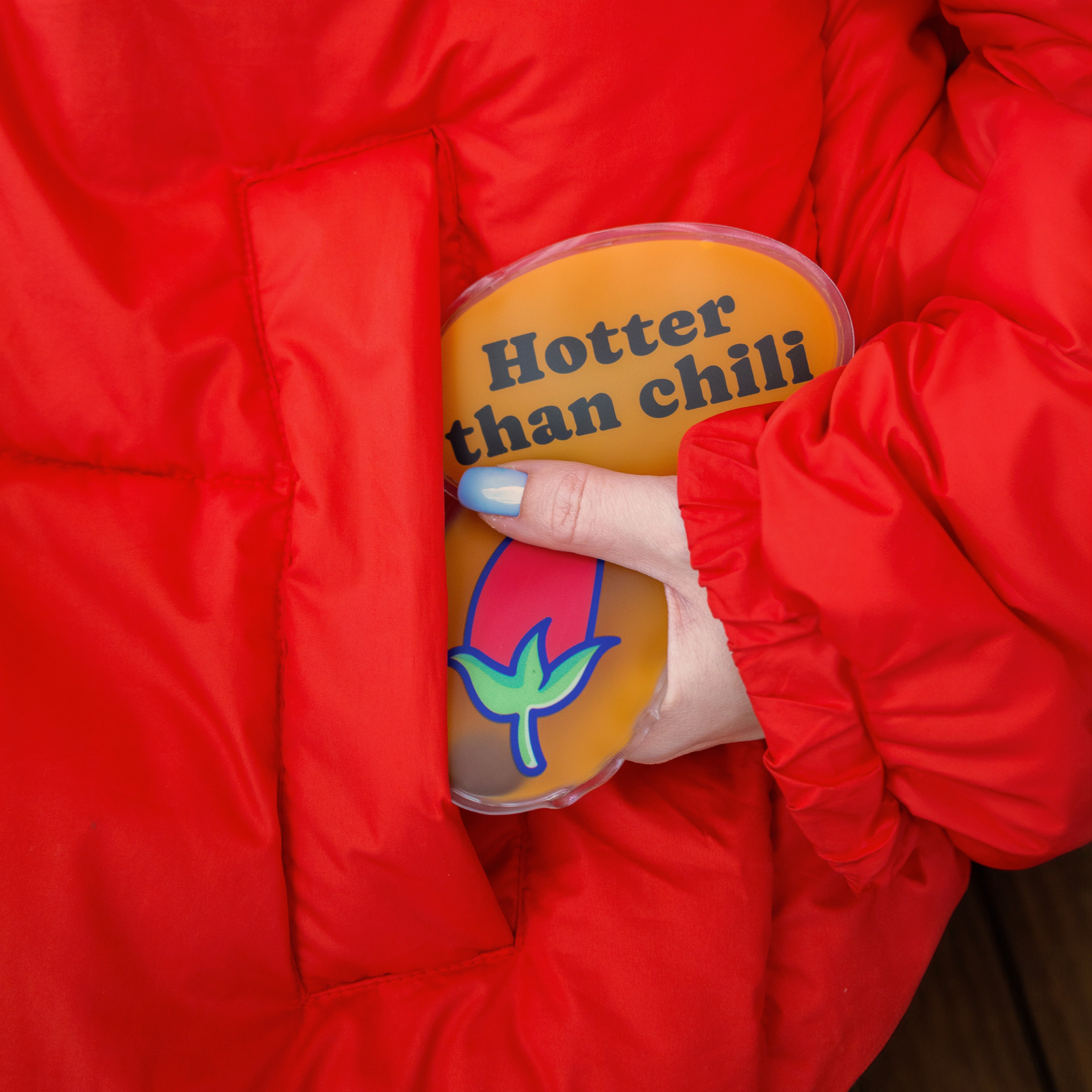 Pack de 4 calentadores de manos “hotter than chili”