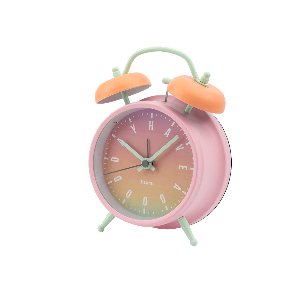 Reloj despertador Retro "Have a good day"