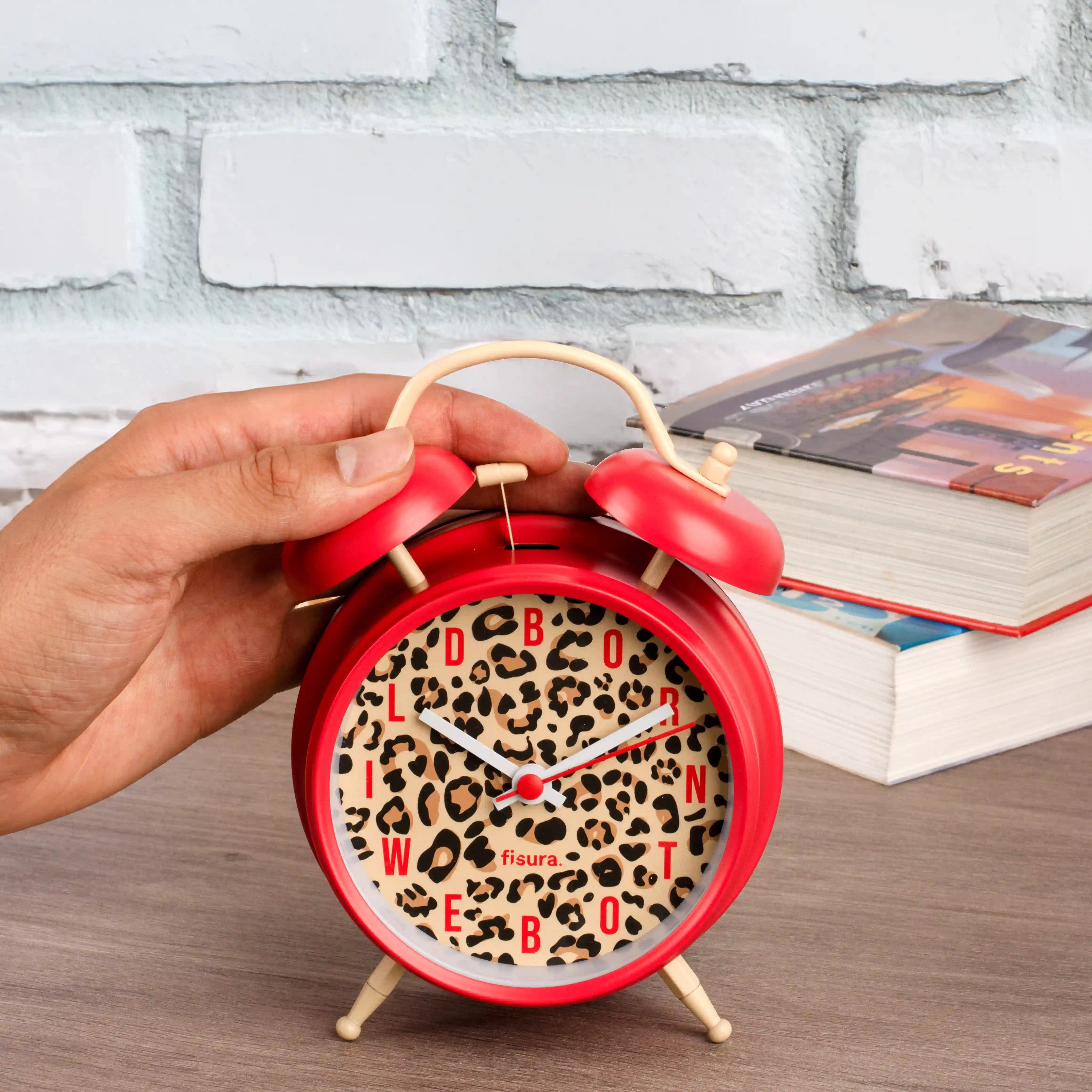 Reloj despertador retro “Leopardo”