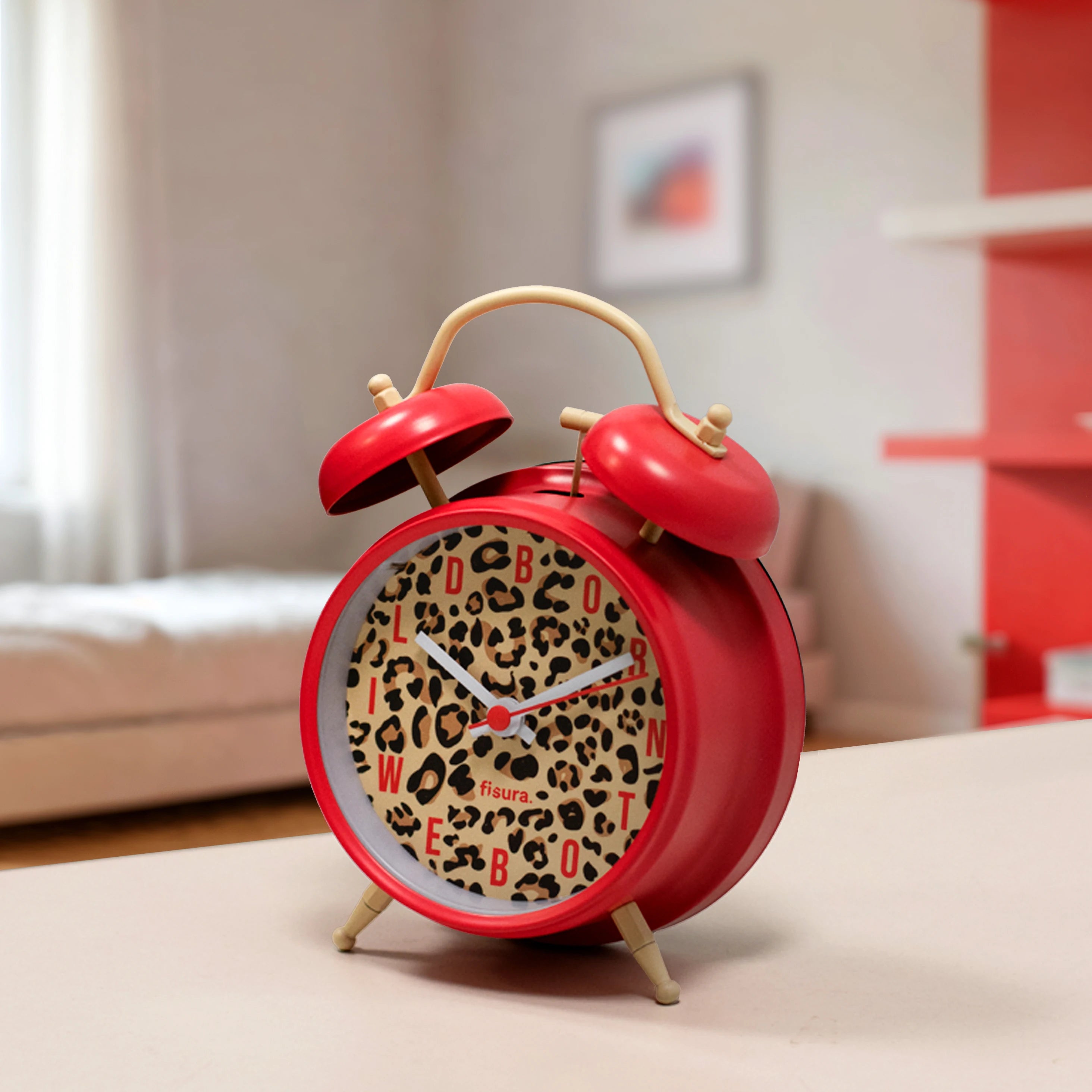 Reloj despertador retro “Leopardo”