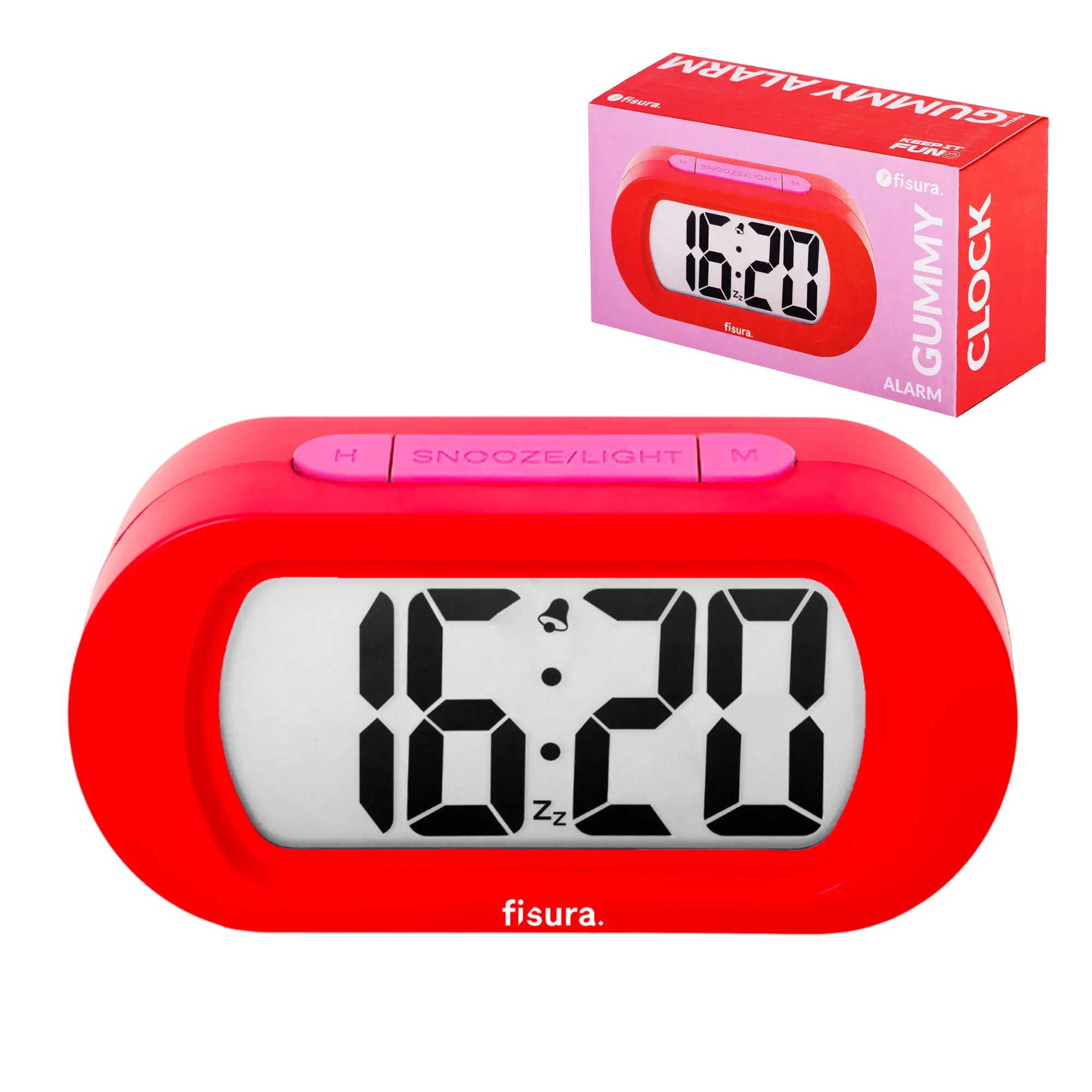 Reloj gummy rojo