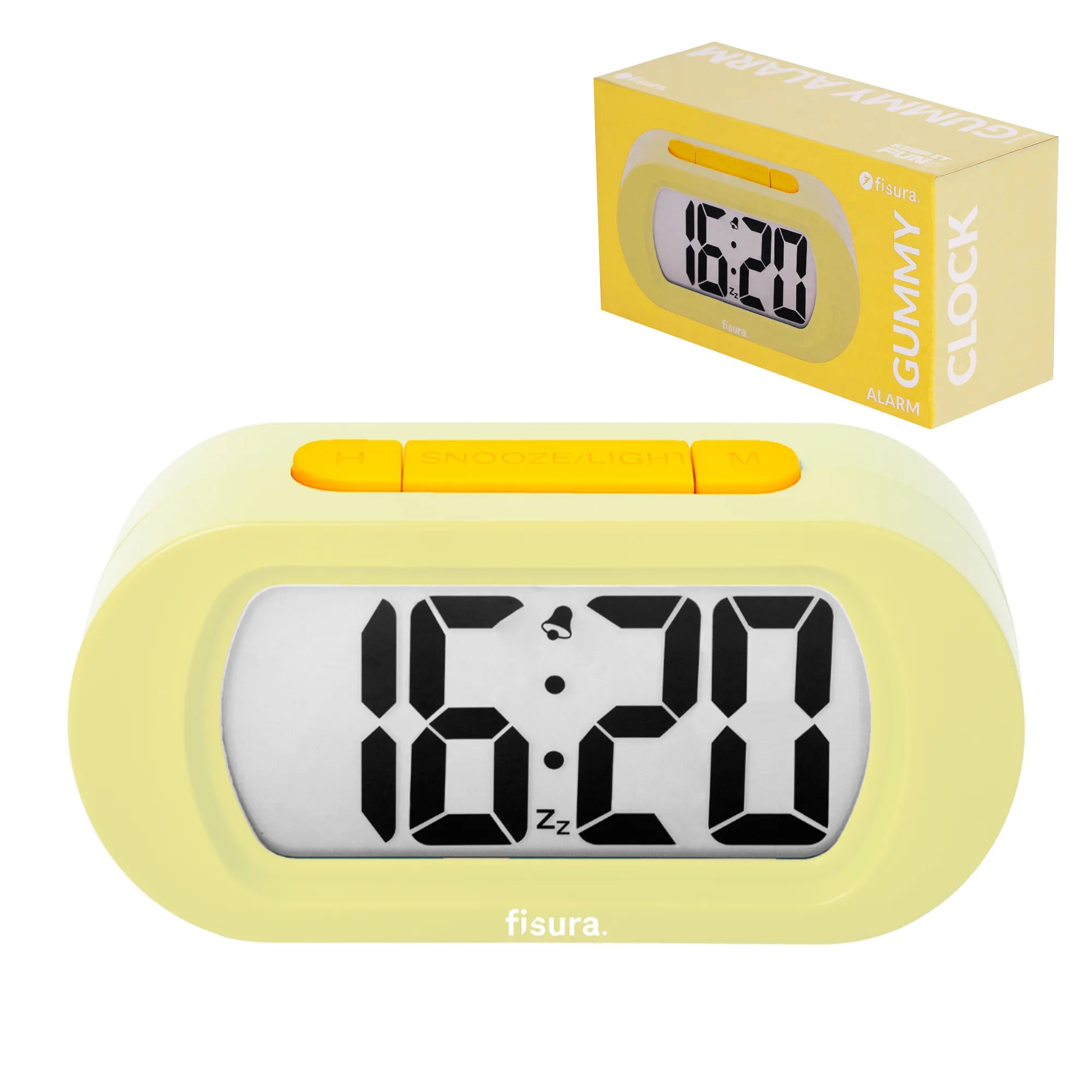 Reloj gummy amarillo