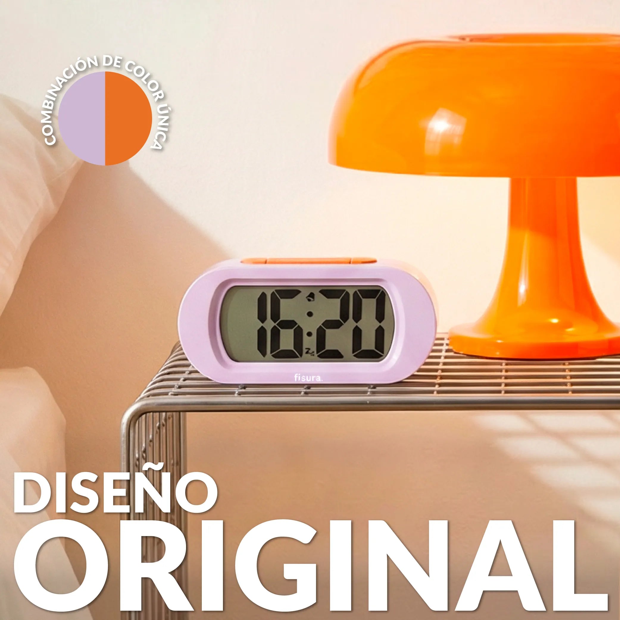 Reloj gummy lila