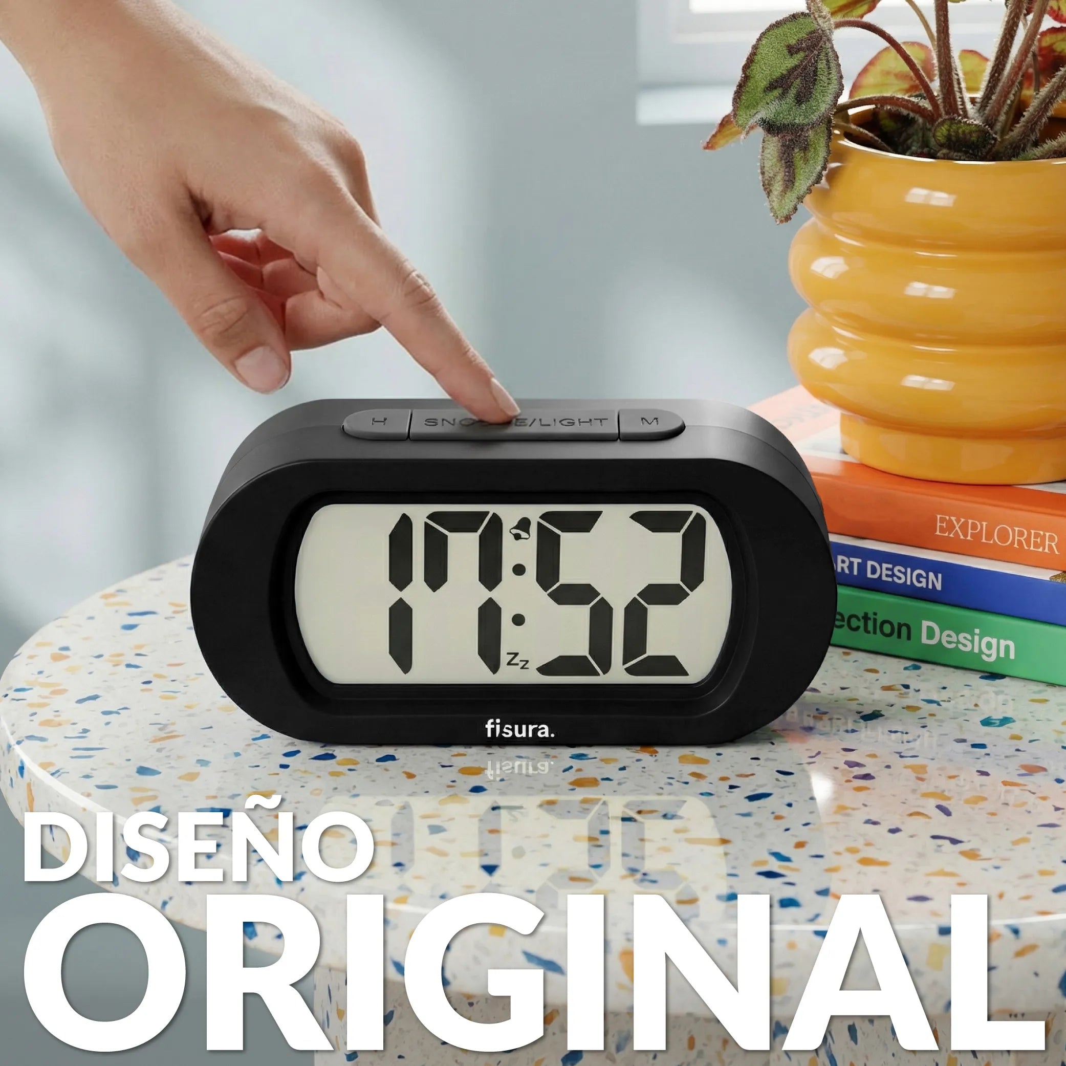 Reloj gummy negro
