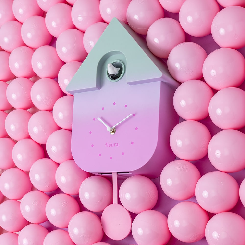 Reloj de cuco degradado