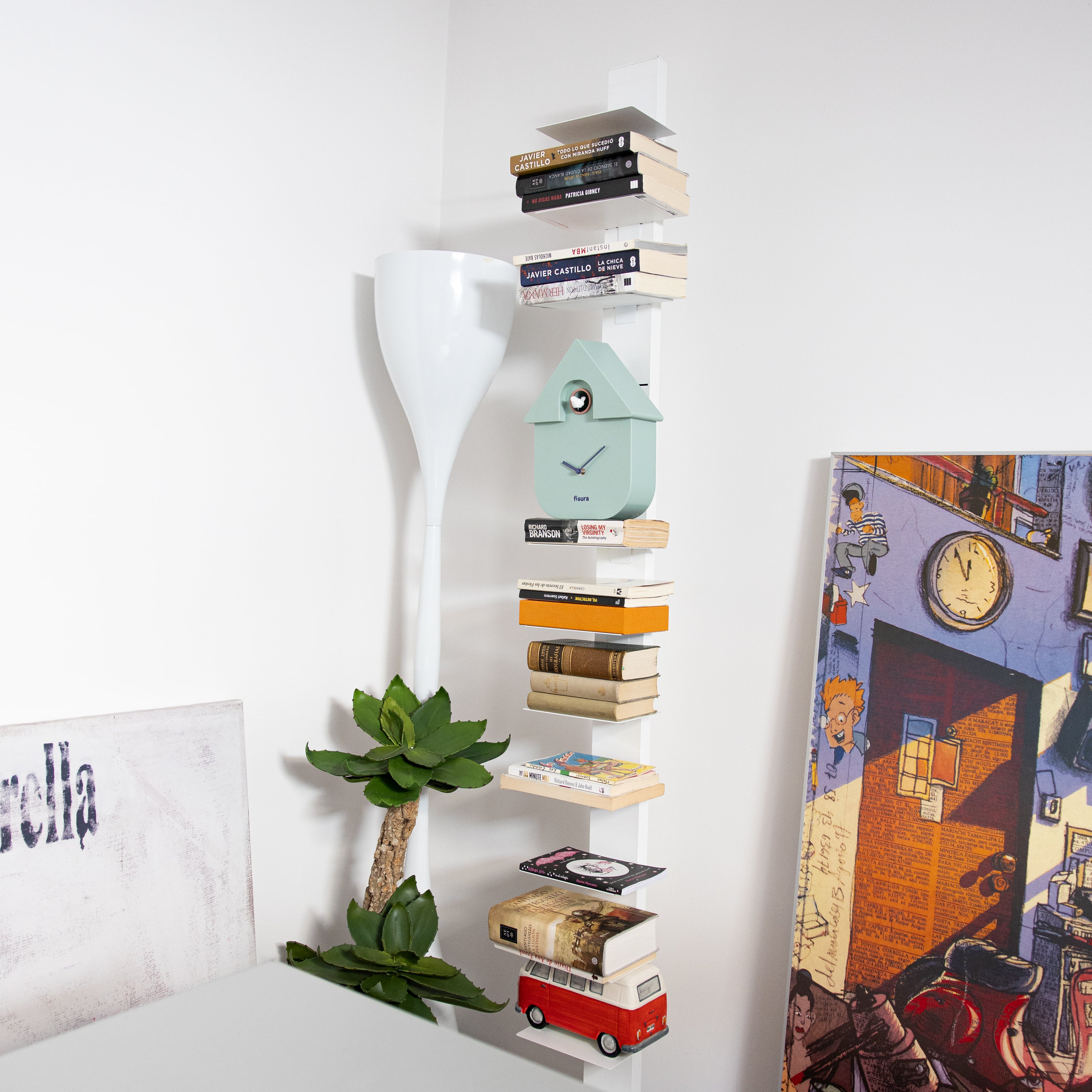 Reloj Cuco Casita Menta