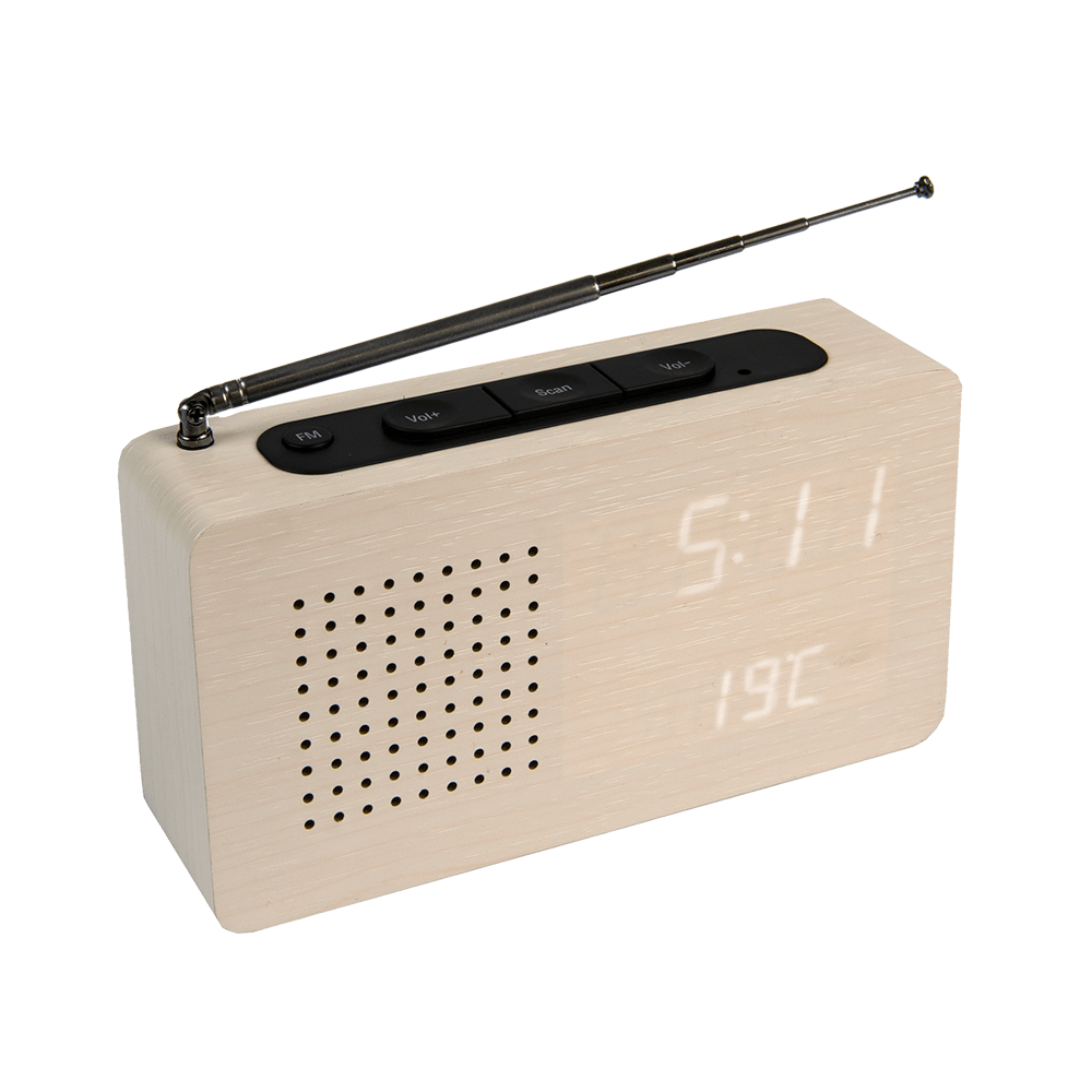 Radio reloj  - Blanco