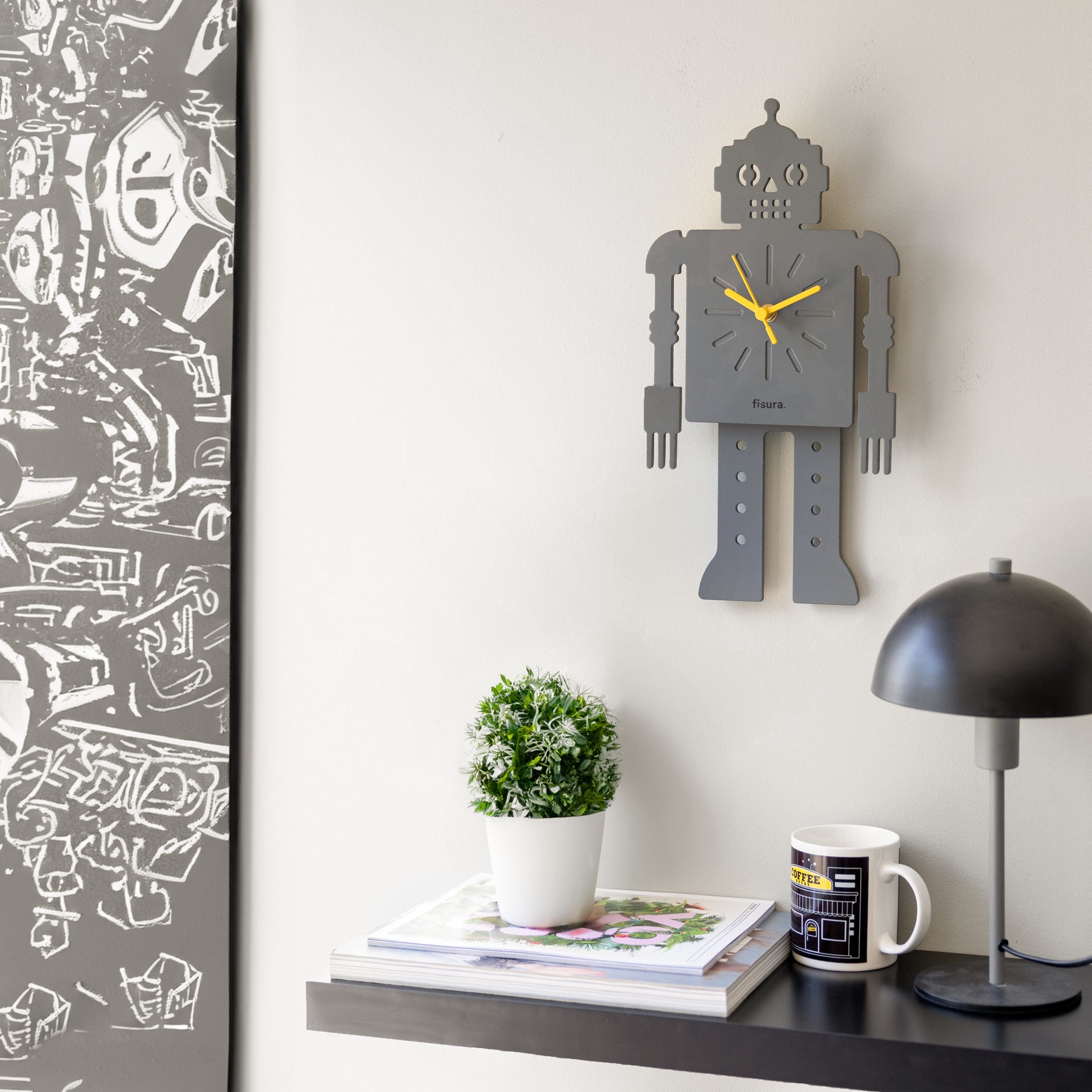 Reloj de pared “robot”