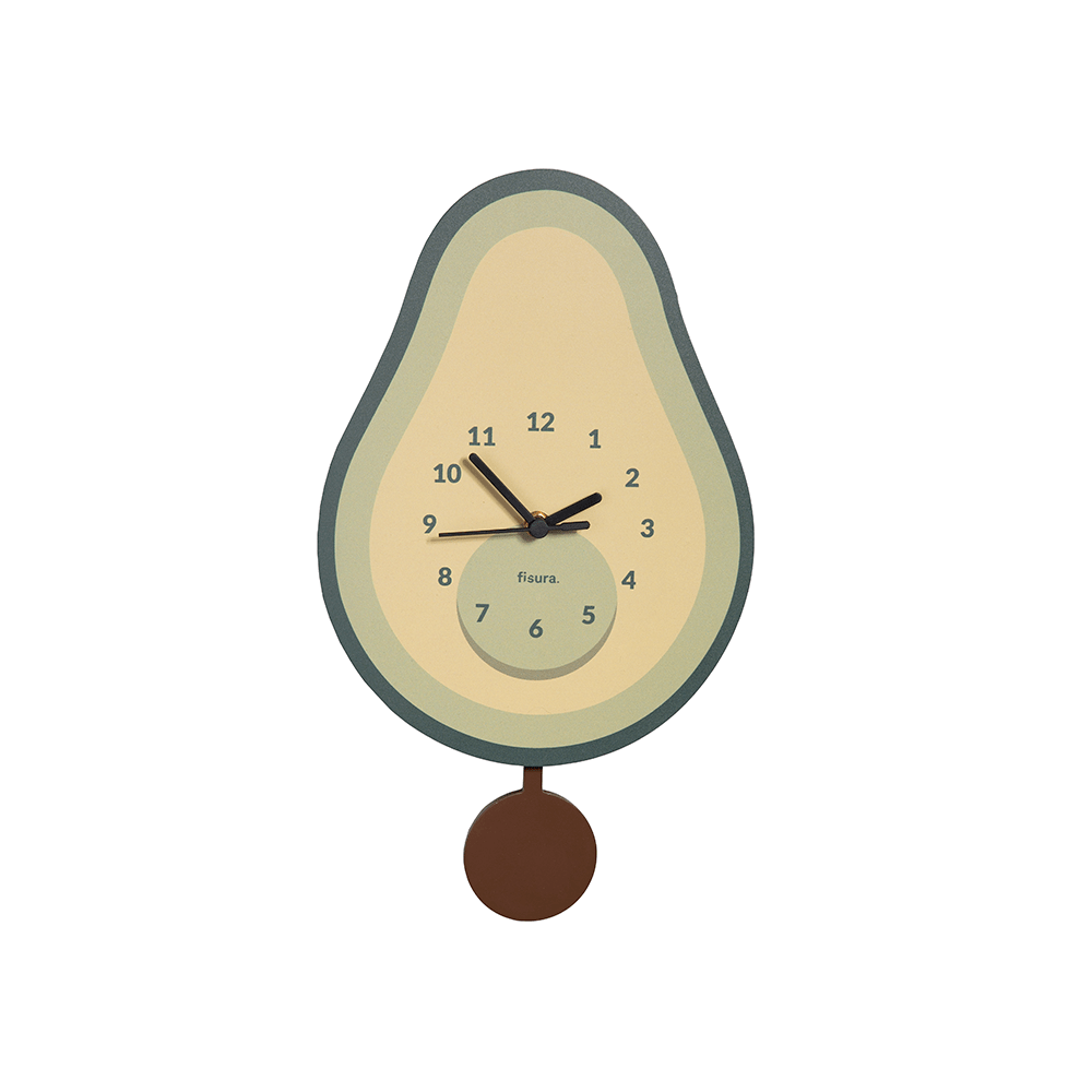 Reloj de pared “aguacate”