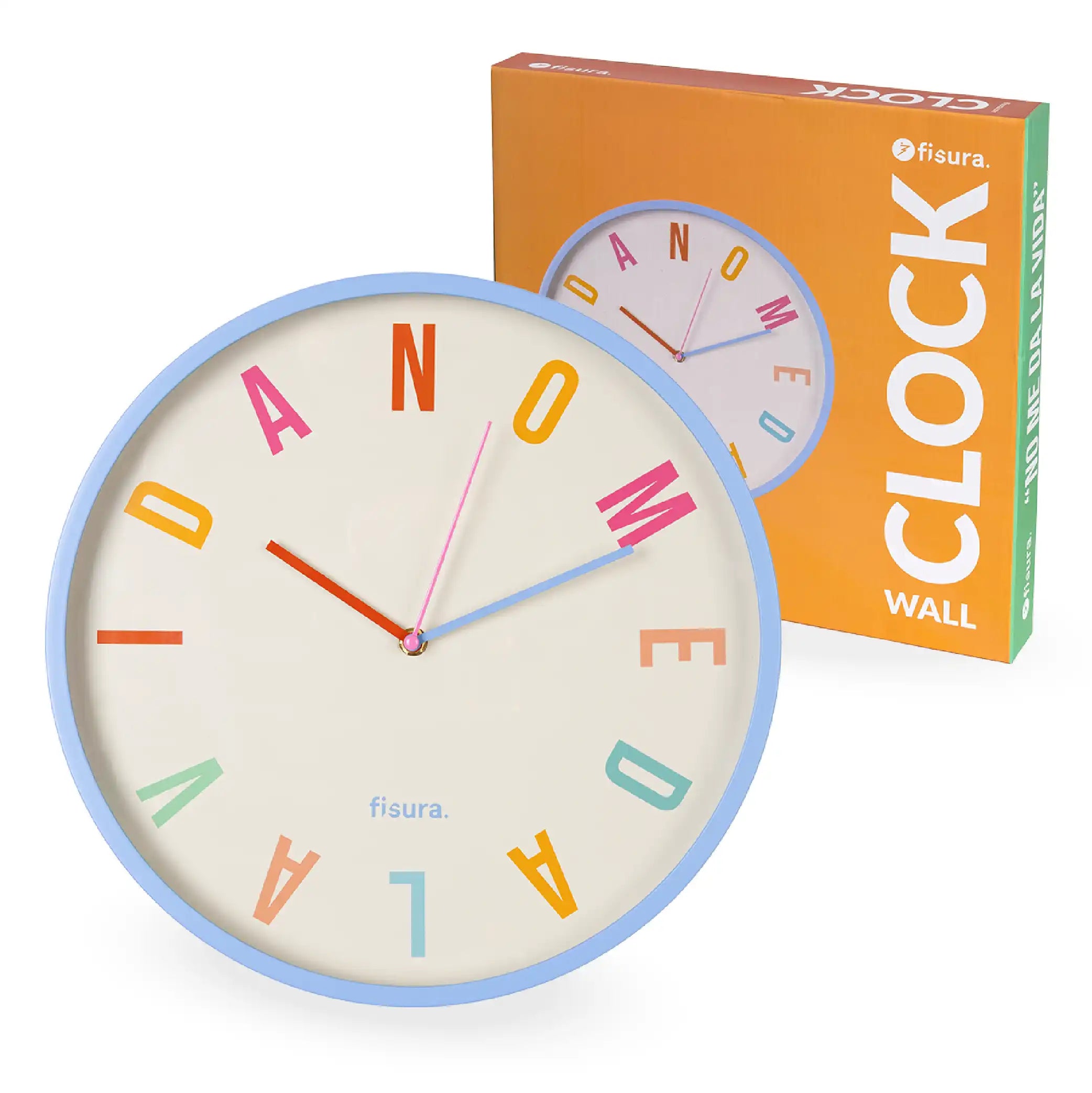 Reloj de pared “No me da la vida”