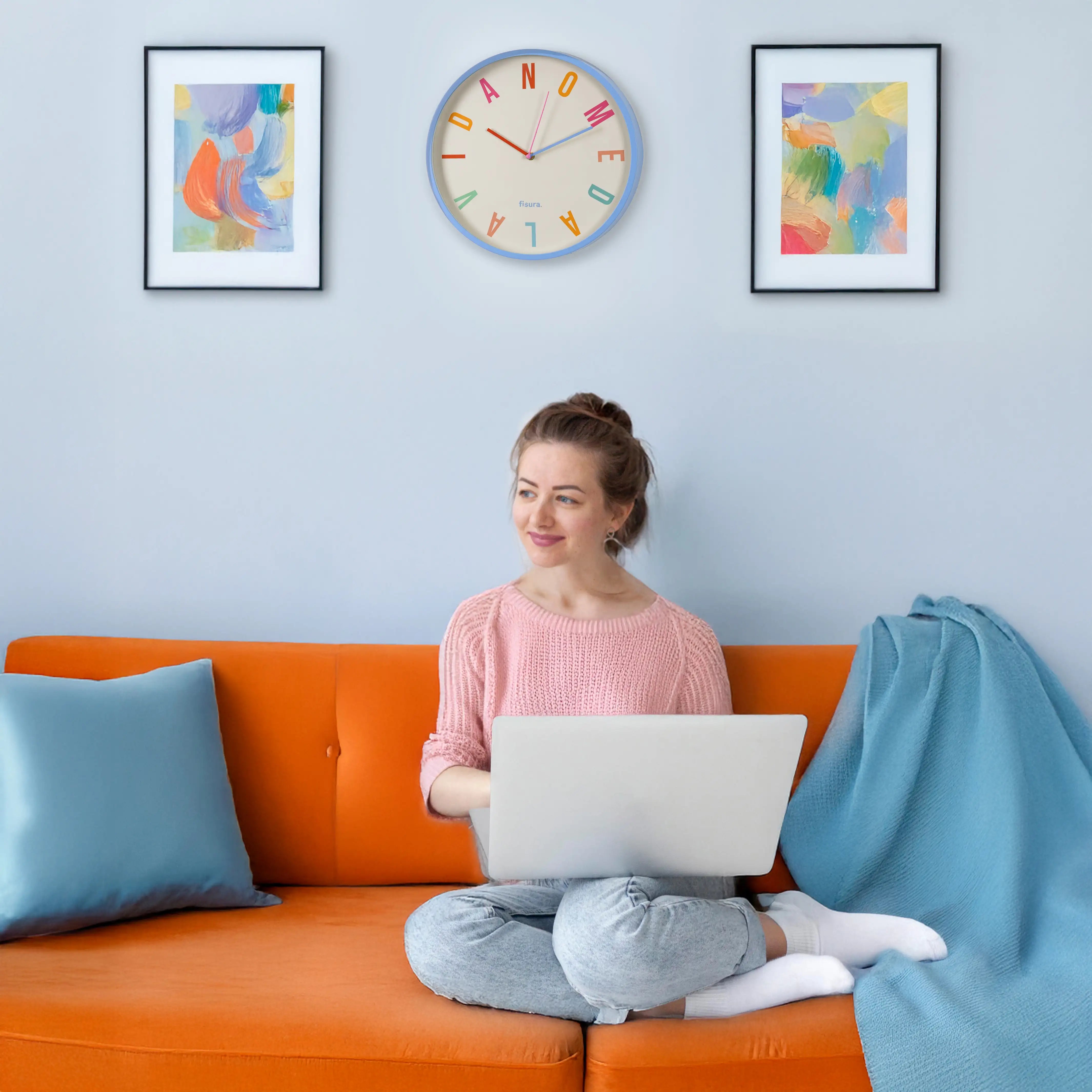 Reloj de pared “No me da la vida”