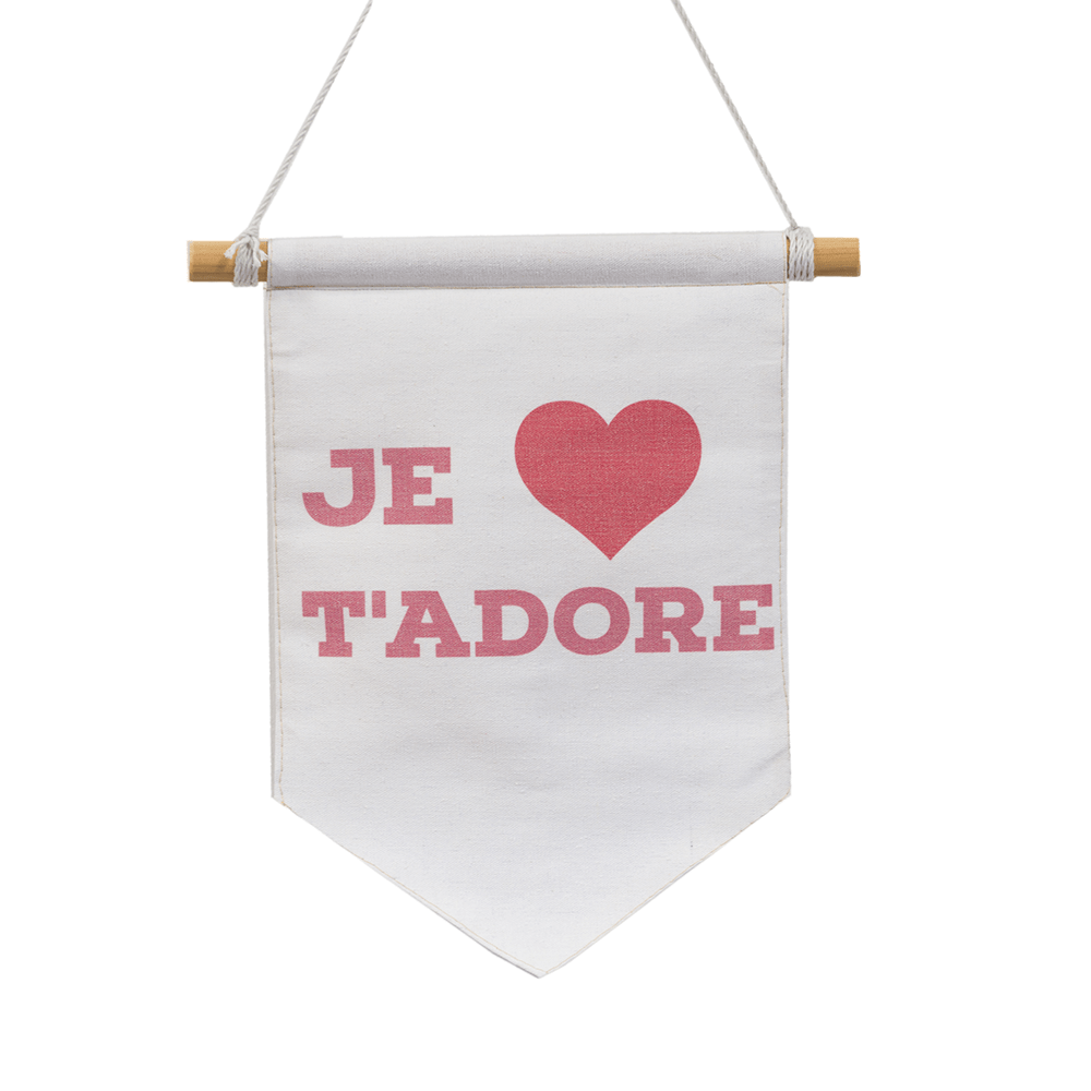 Banderola "Je t' adore"