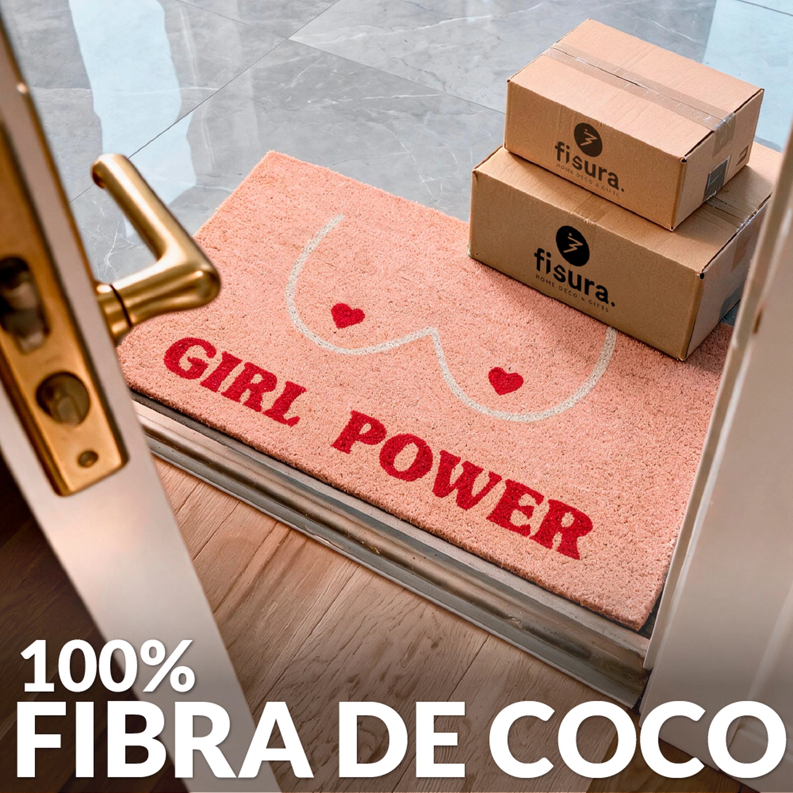 Felpudo 'Girl Power'