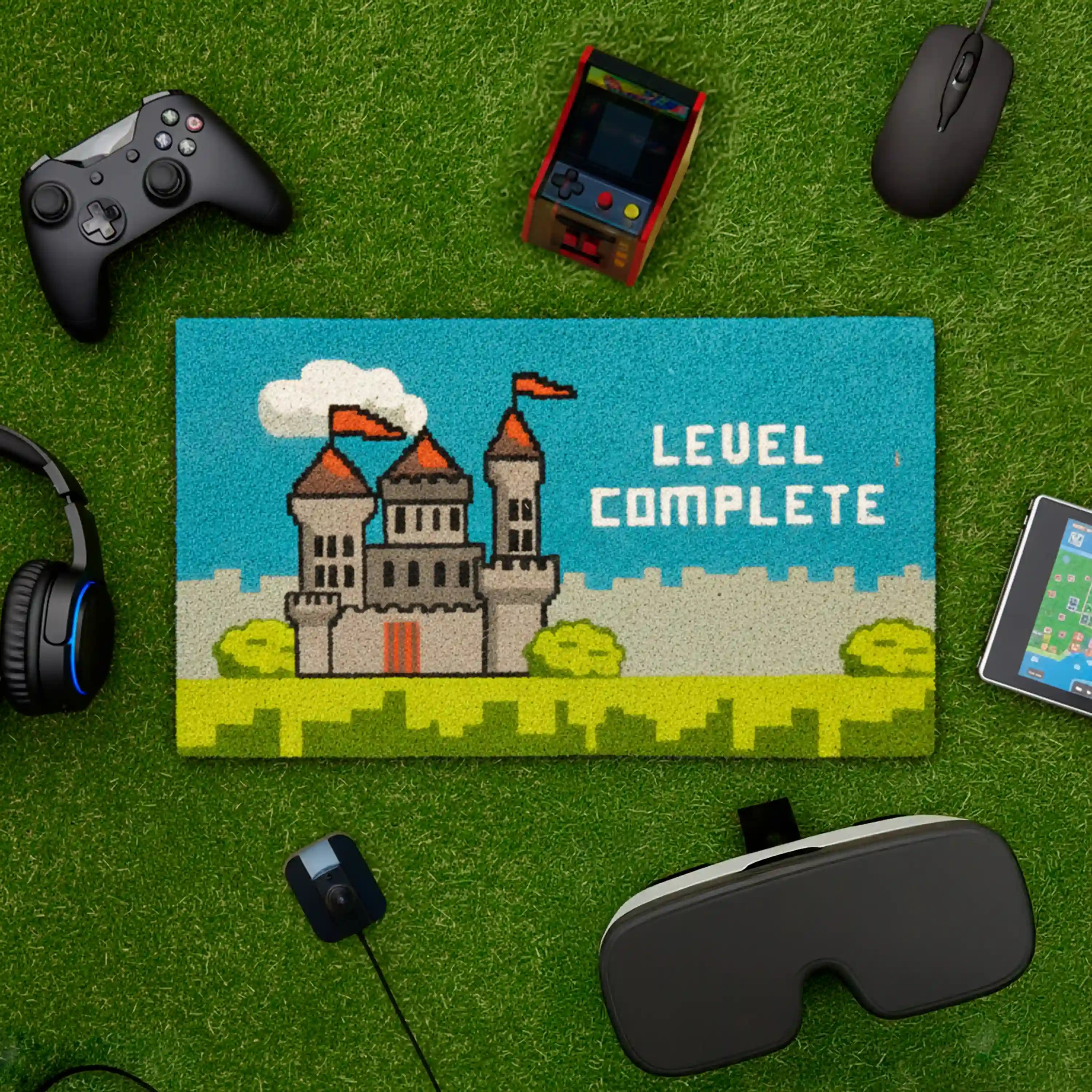 Felpudo "Level complete"