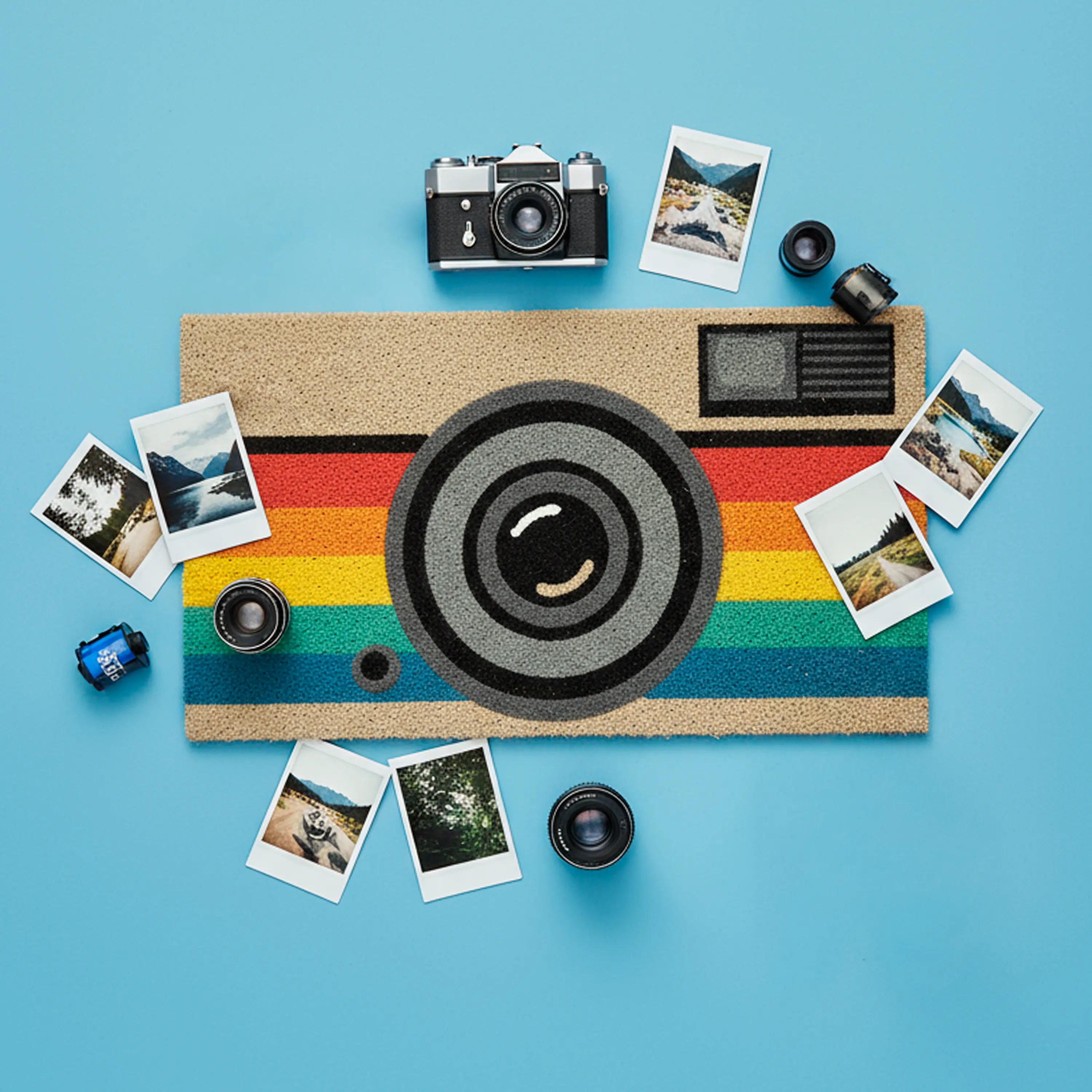 Felpudo "Cámara retro"