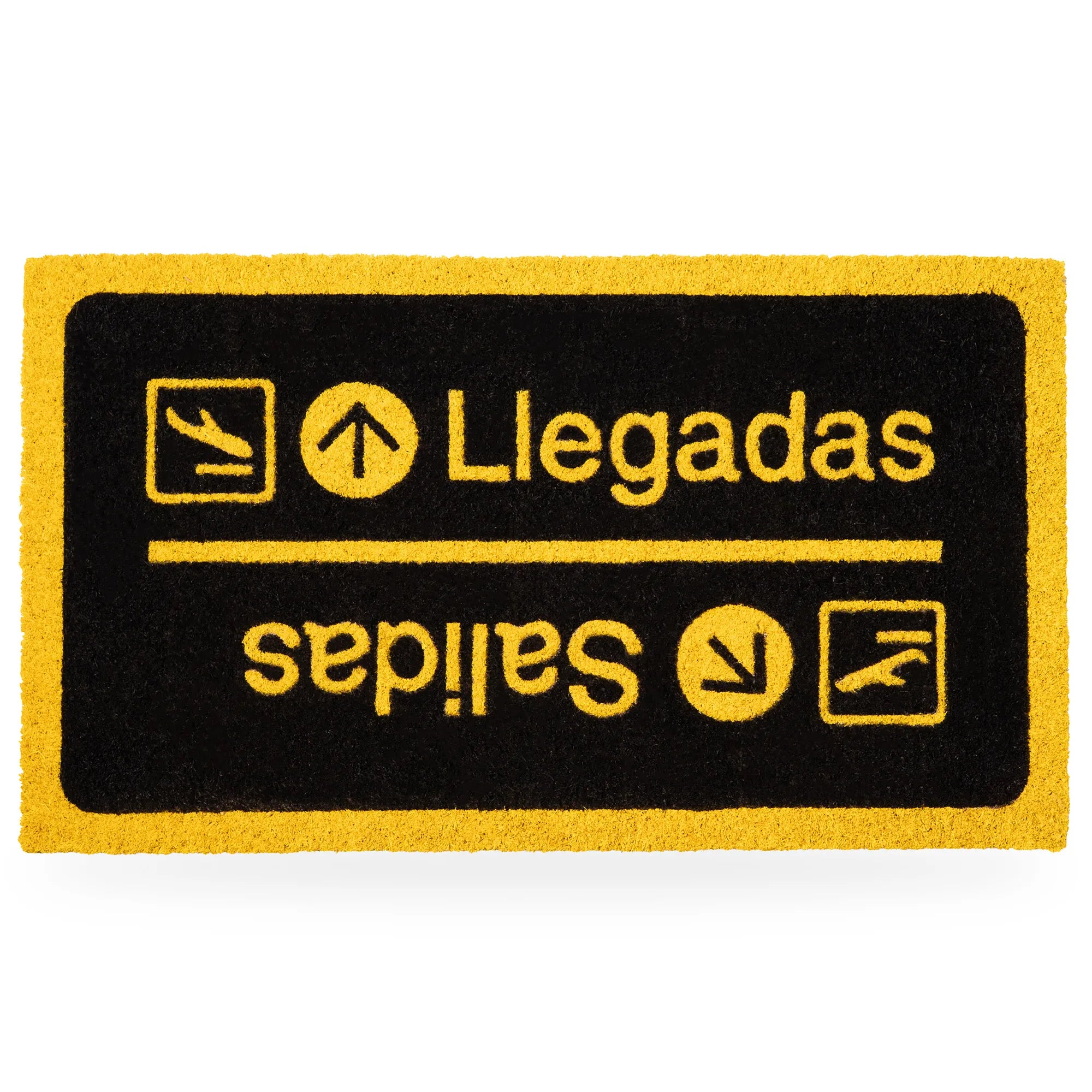 Felpudo "Llegadas/Salidas”
