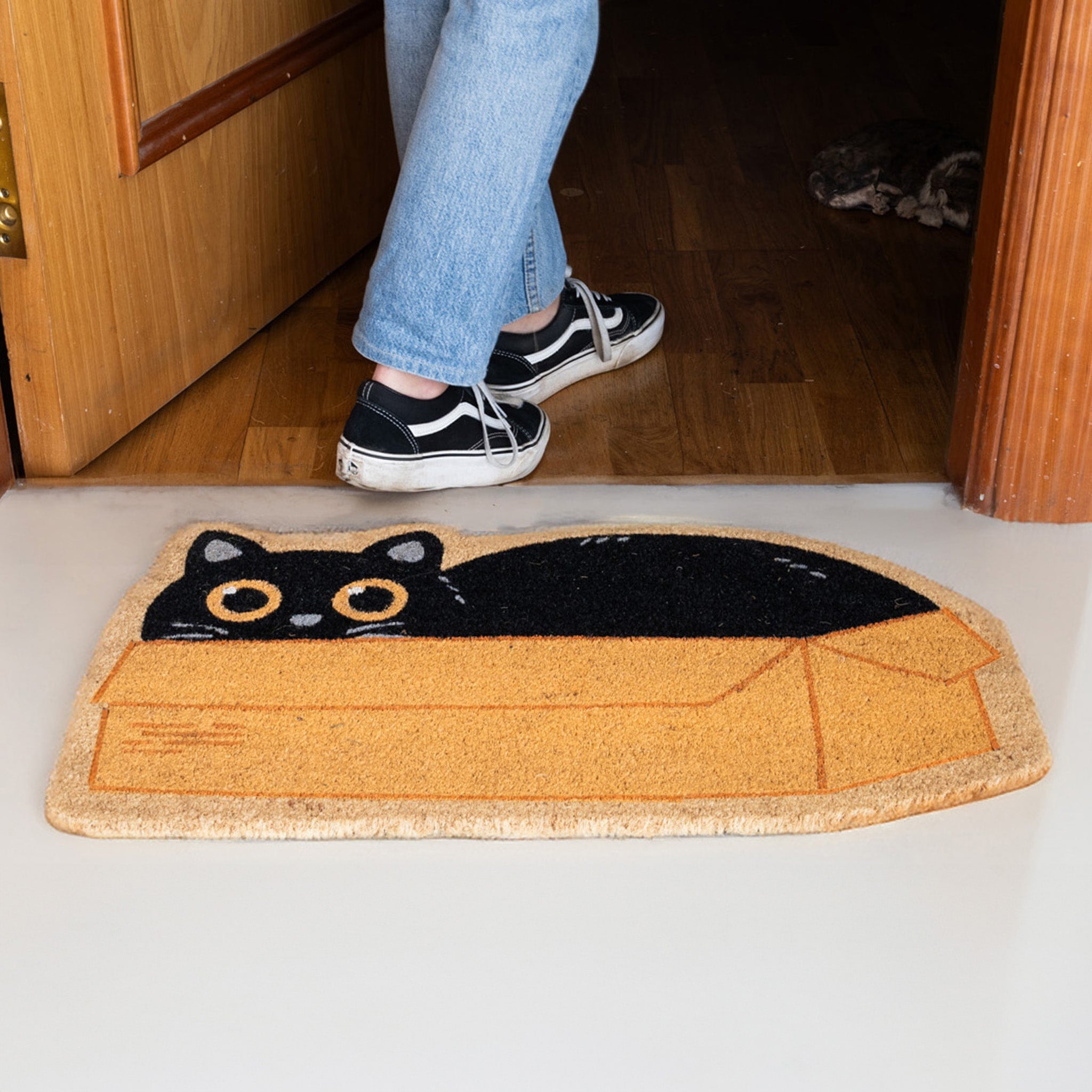 Felpudo "Caja gato"