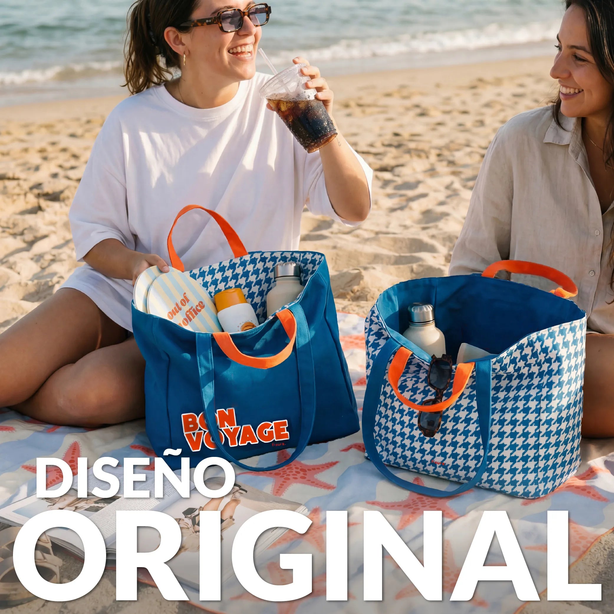 Sac de plage “Bon voyage”