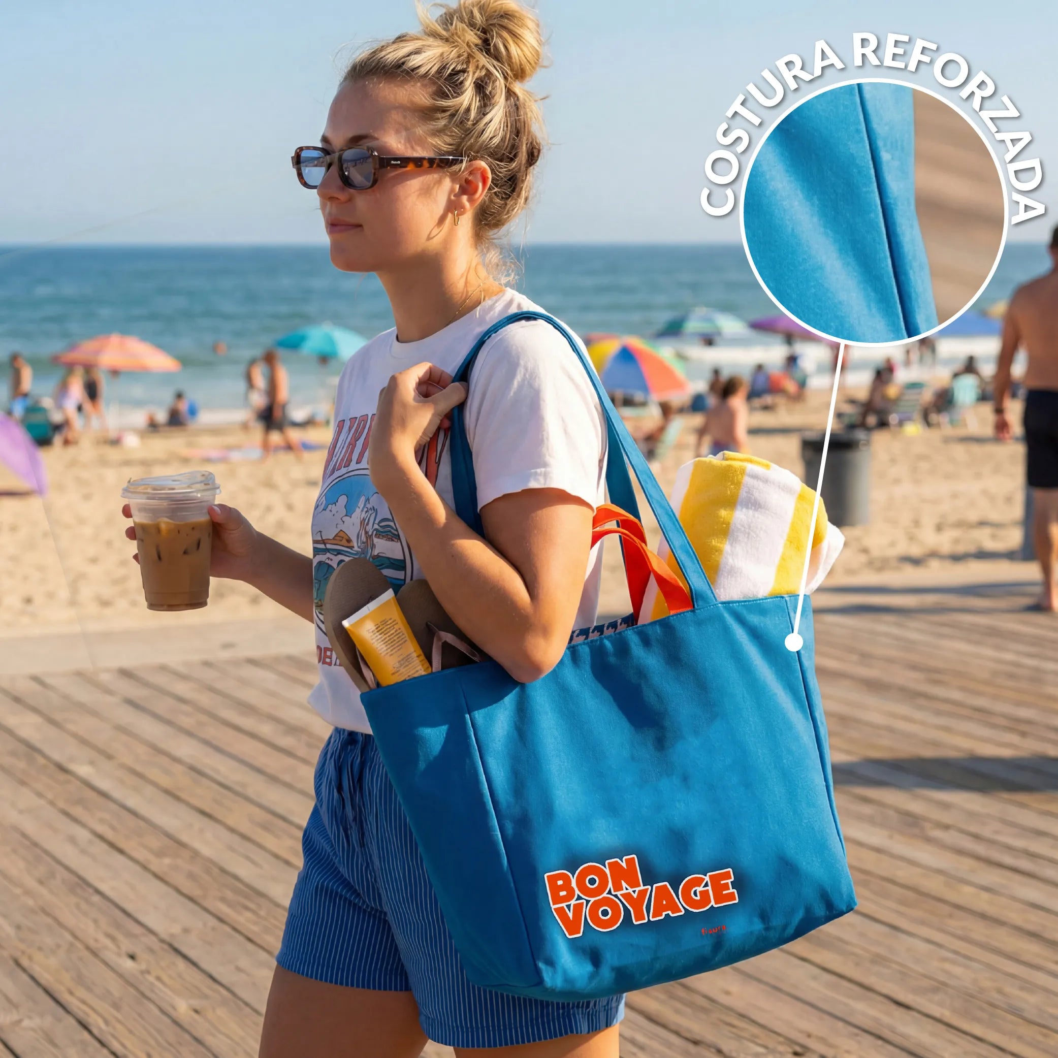 Sac de plage “Bon voyage”