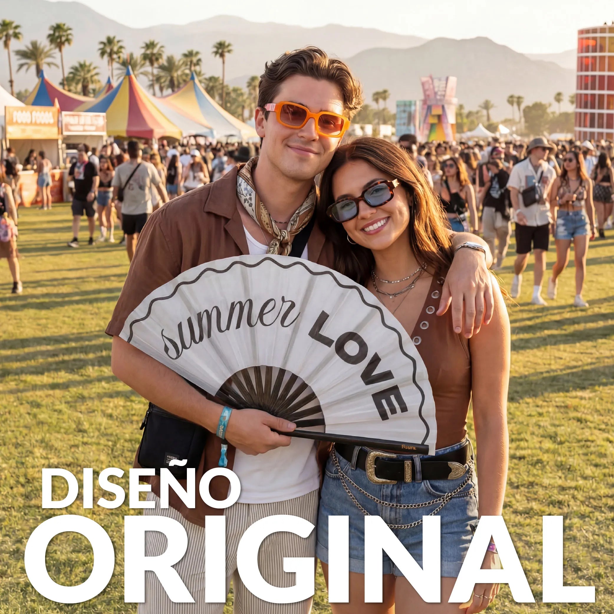 Abanico xxl "Summer love”