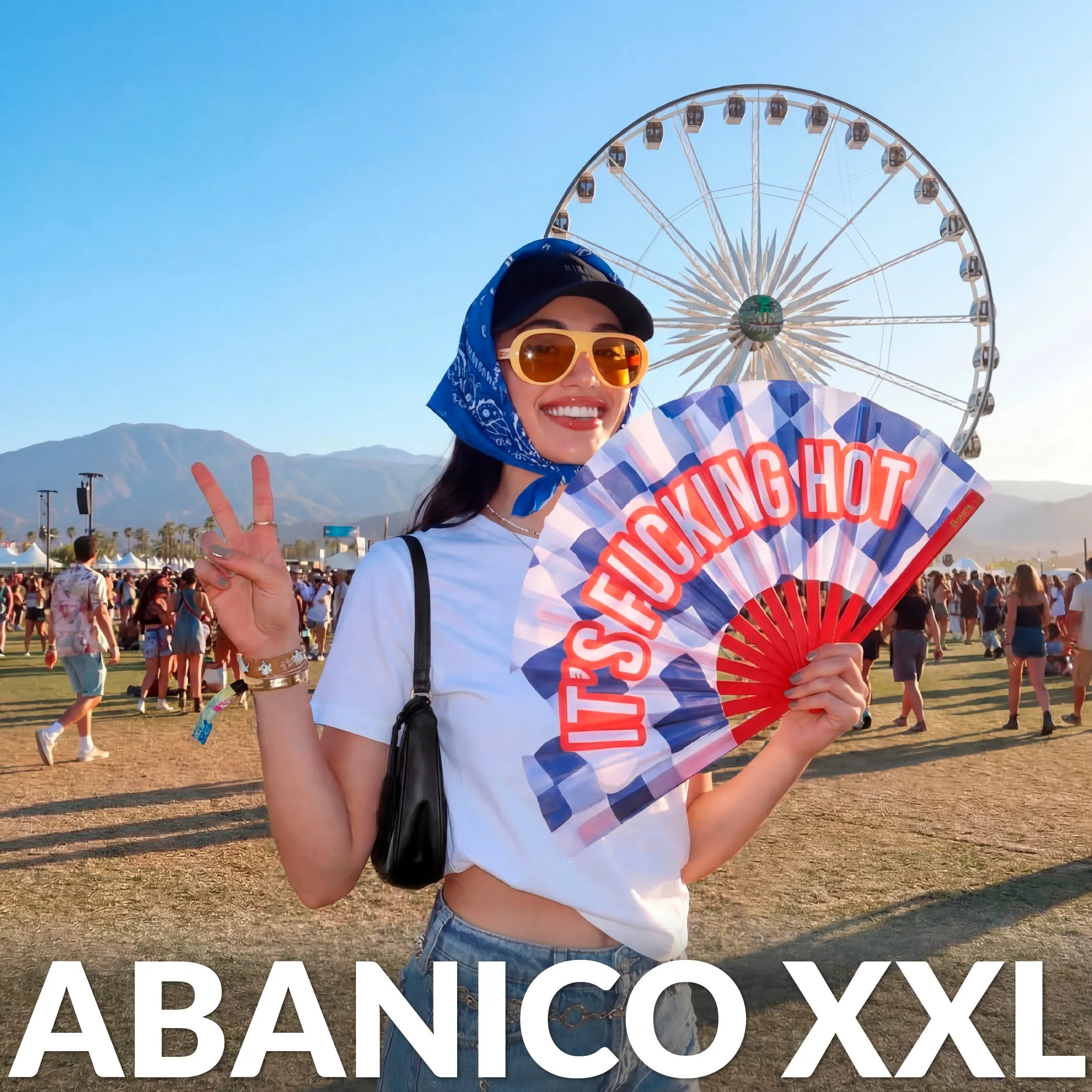 Abanico xxl "It’s fucking hot”
