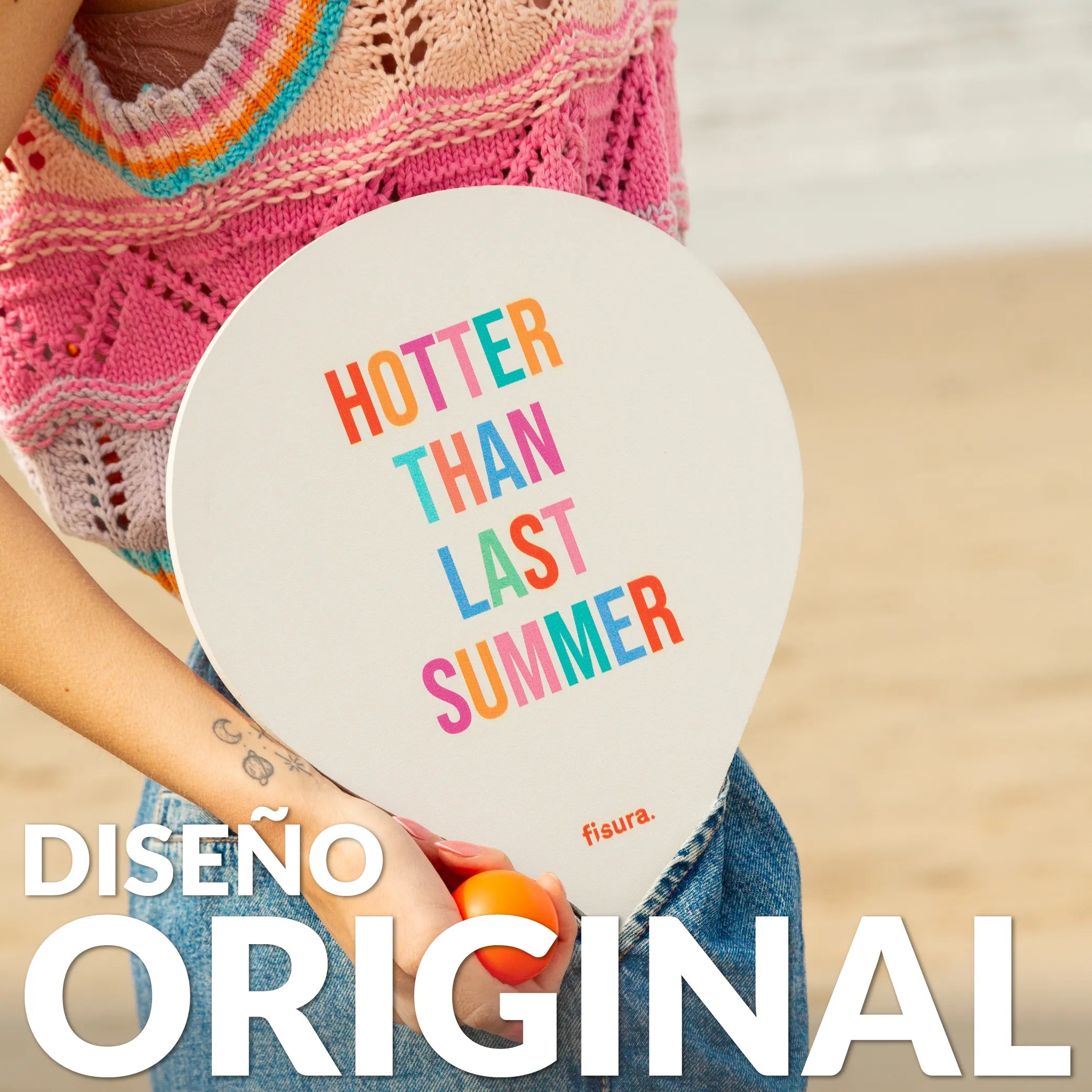 Palettes de plage “Hotter than last summer"