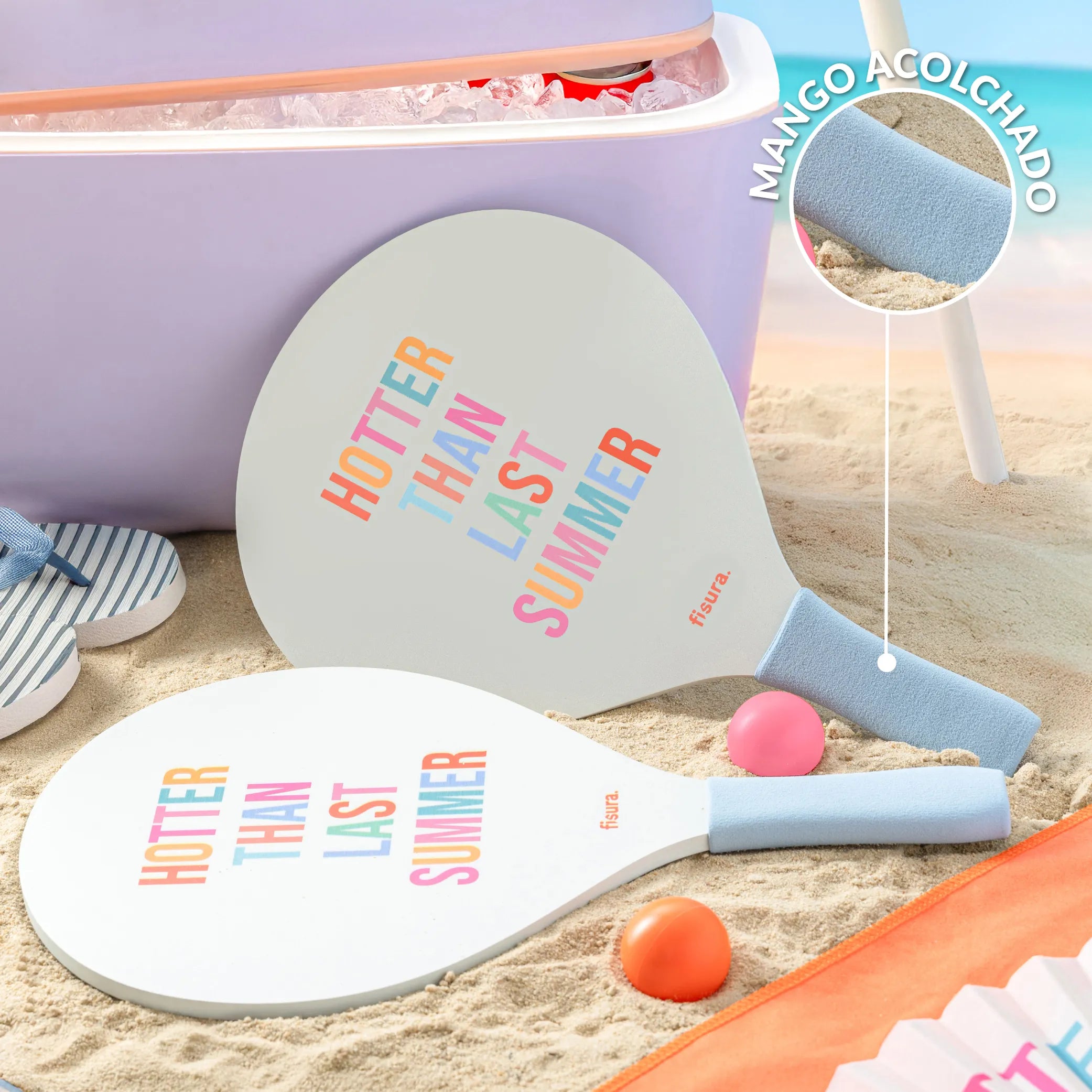 Palettes de plage “Hotter than last summer"