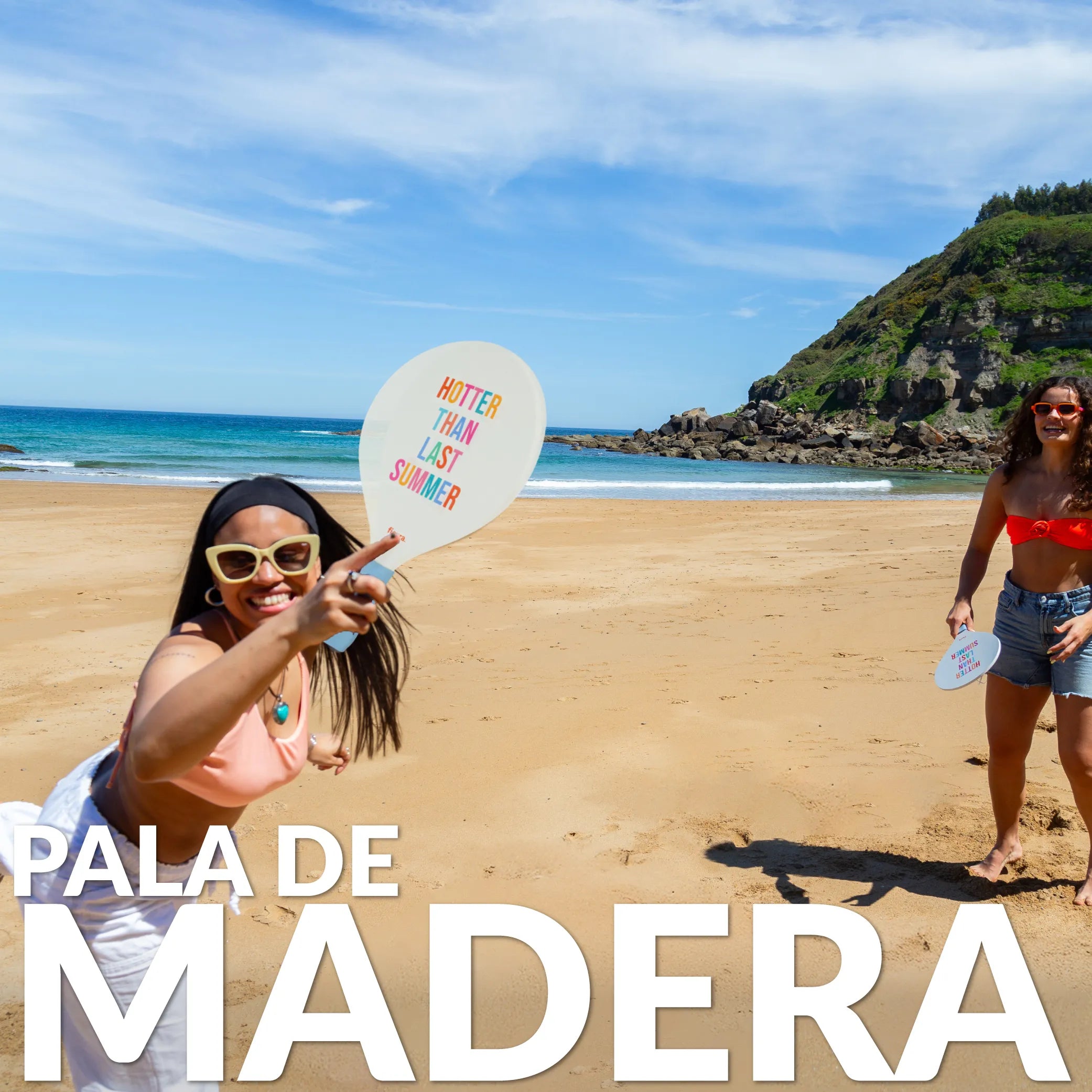 Palettes de plage “Hotter than last summer"