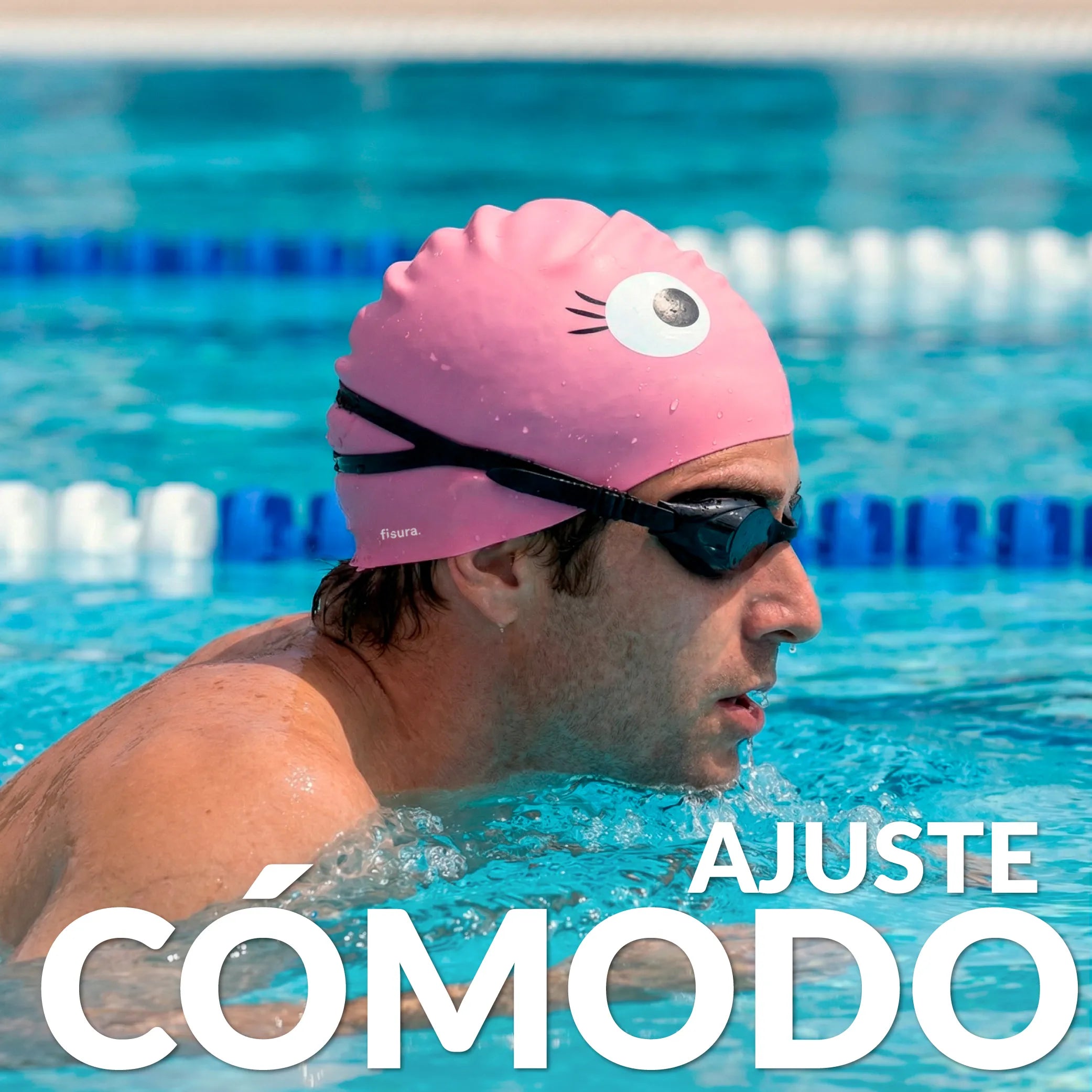 Gorro de piscina “Ojos”
