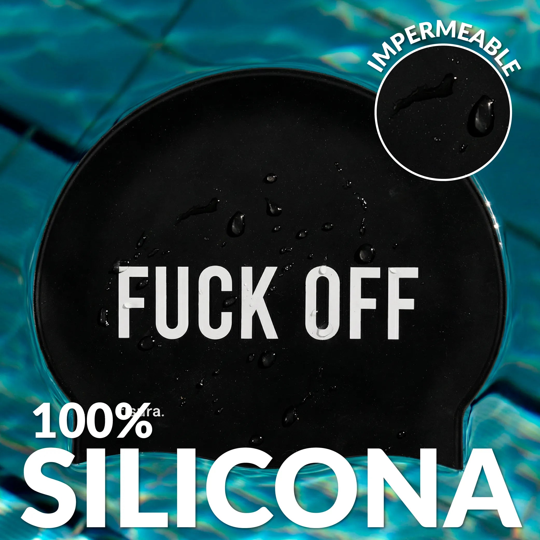 Gorro de piscina “Fuck off”