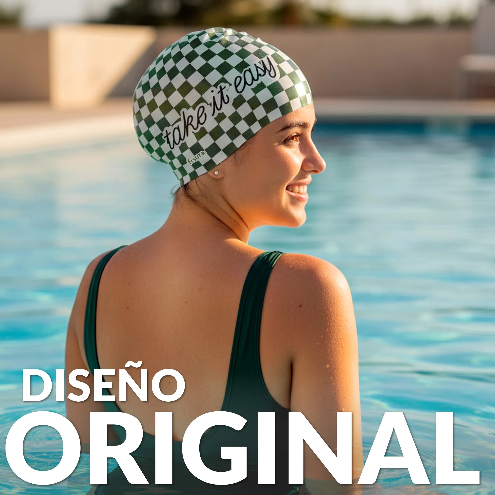Gorro de piscina “Take it easy”