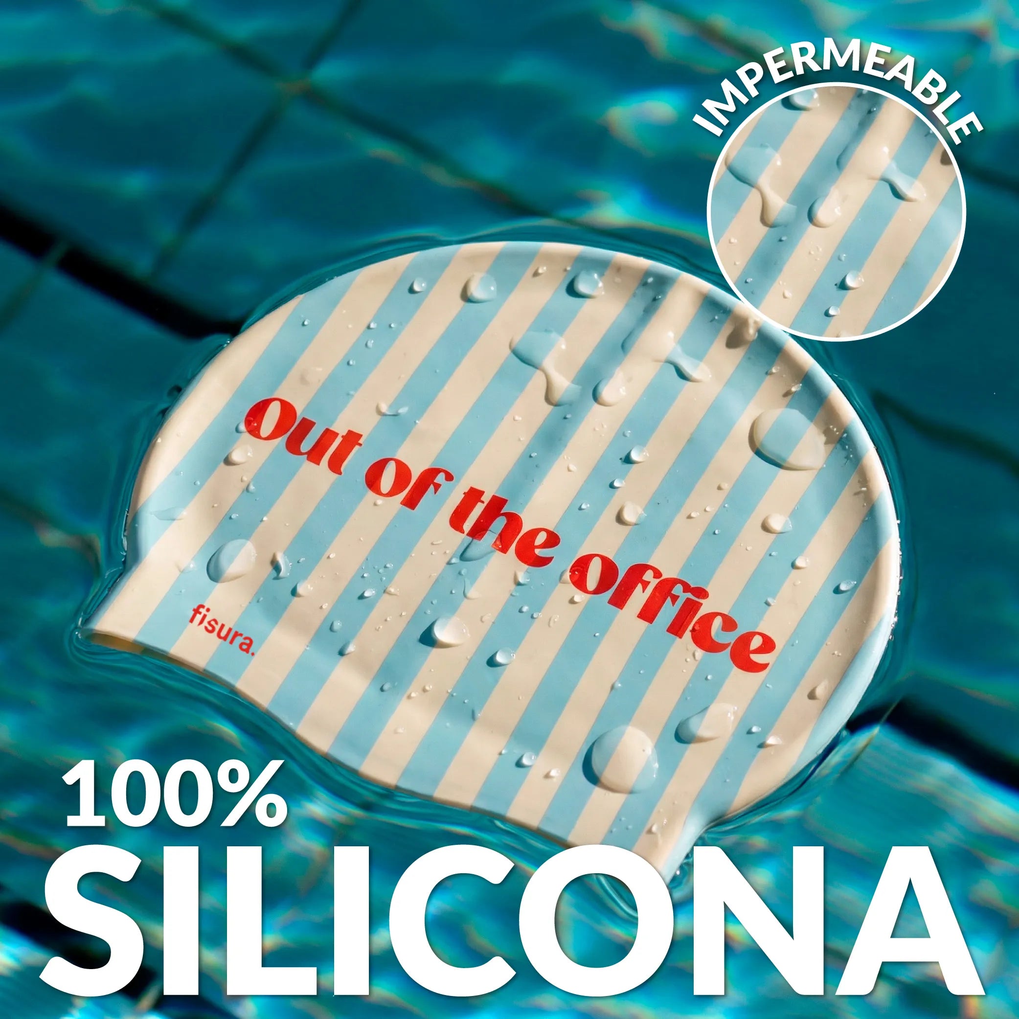 Gorro de piscina “Out of the office”