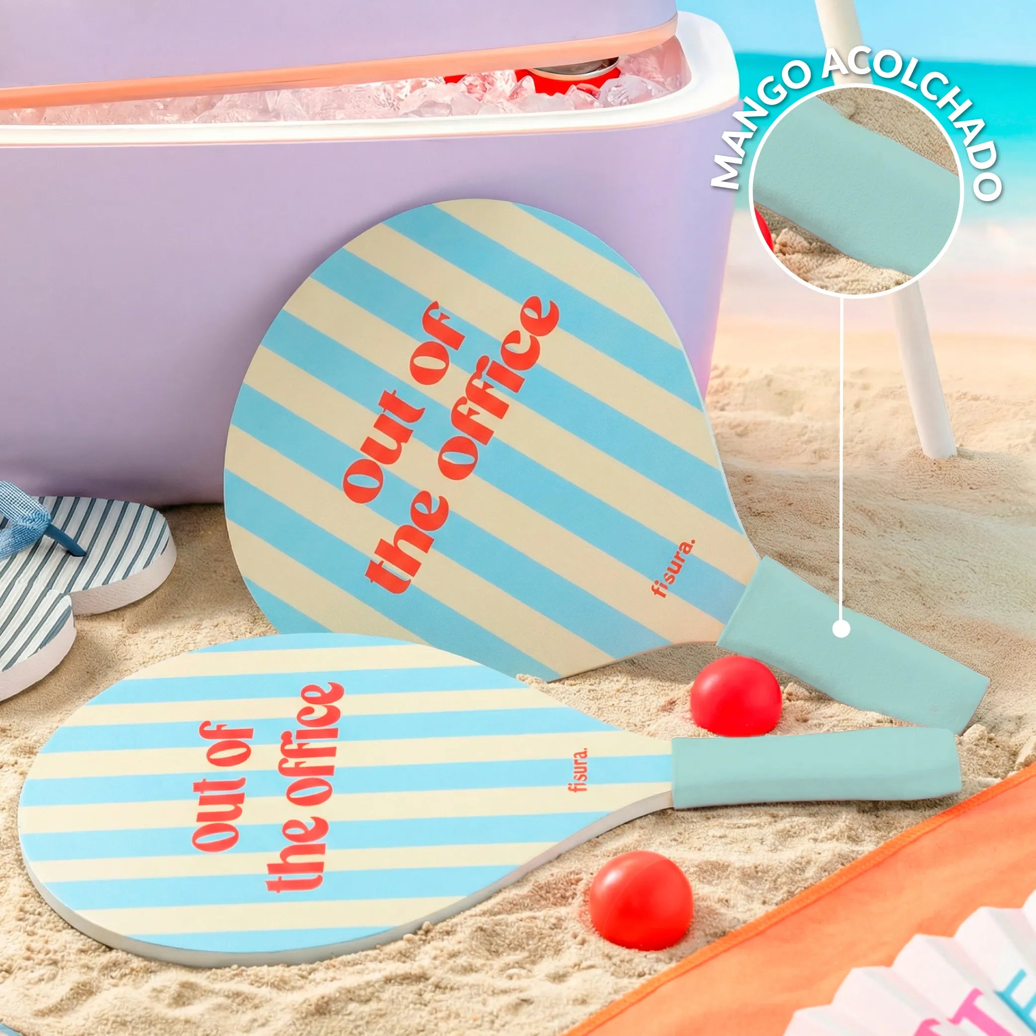 Pelles de plage "Out of the office"
